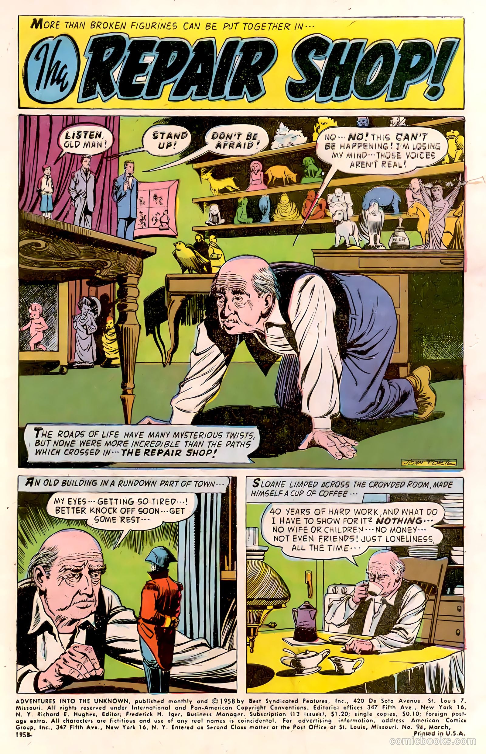 Adventures into the Unknown #94 — page 3 of 36