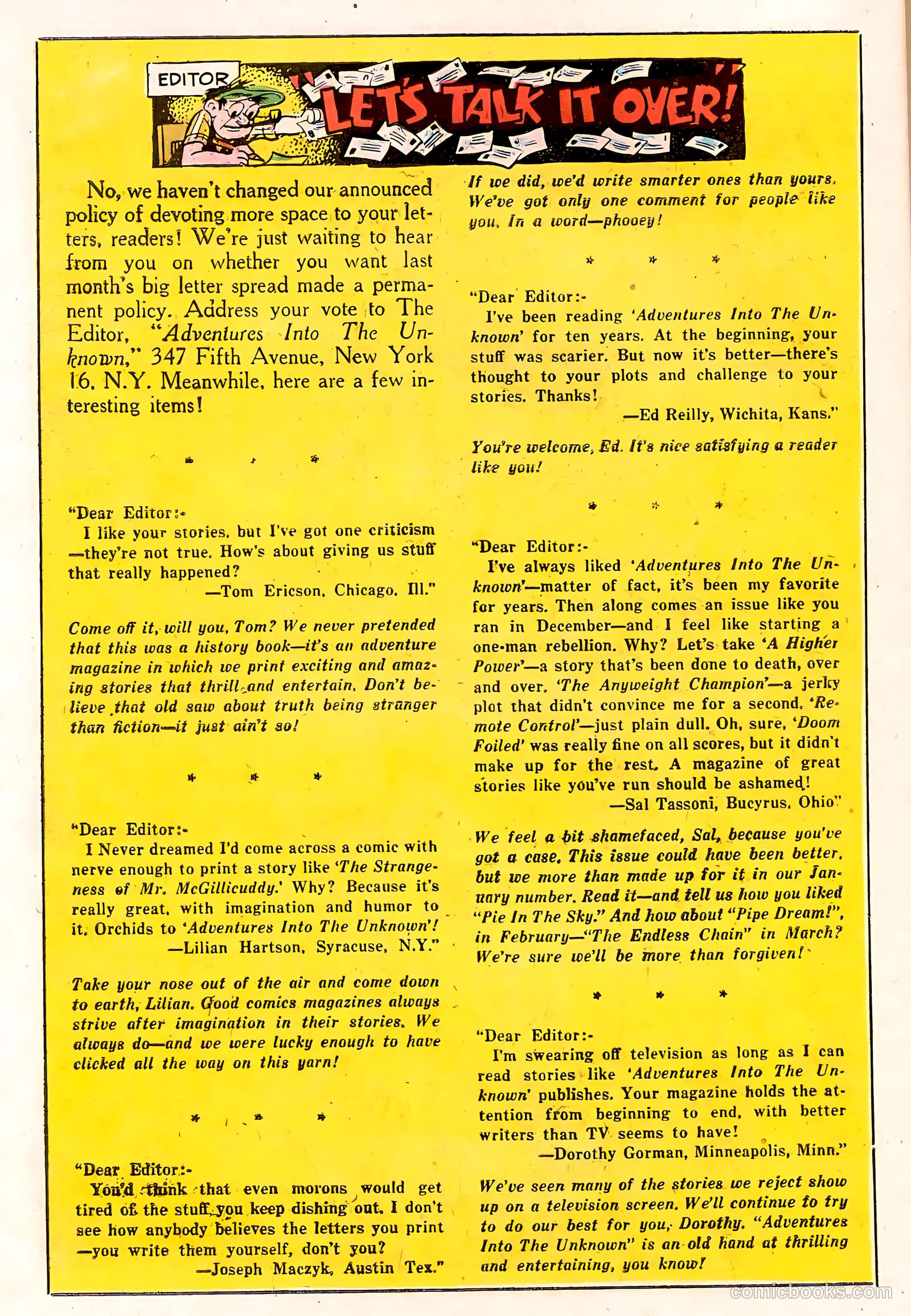 Adventures into the Unknown #94 — page 28 of 36