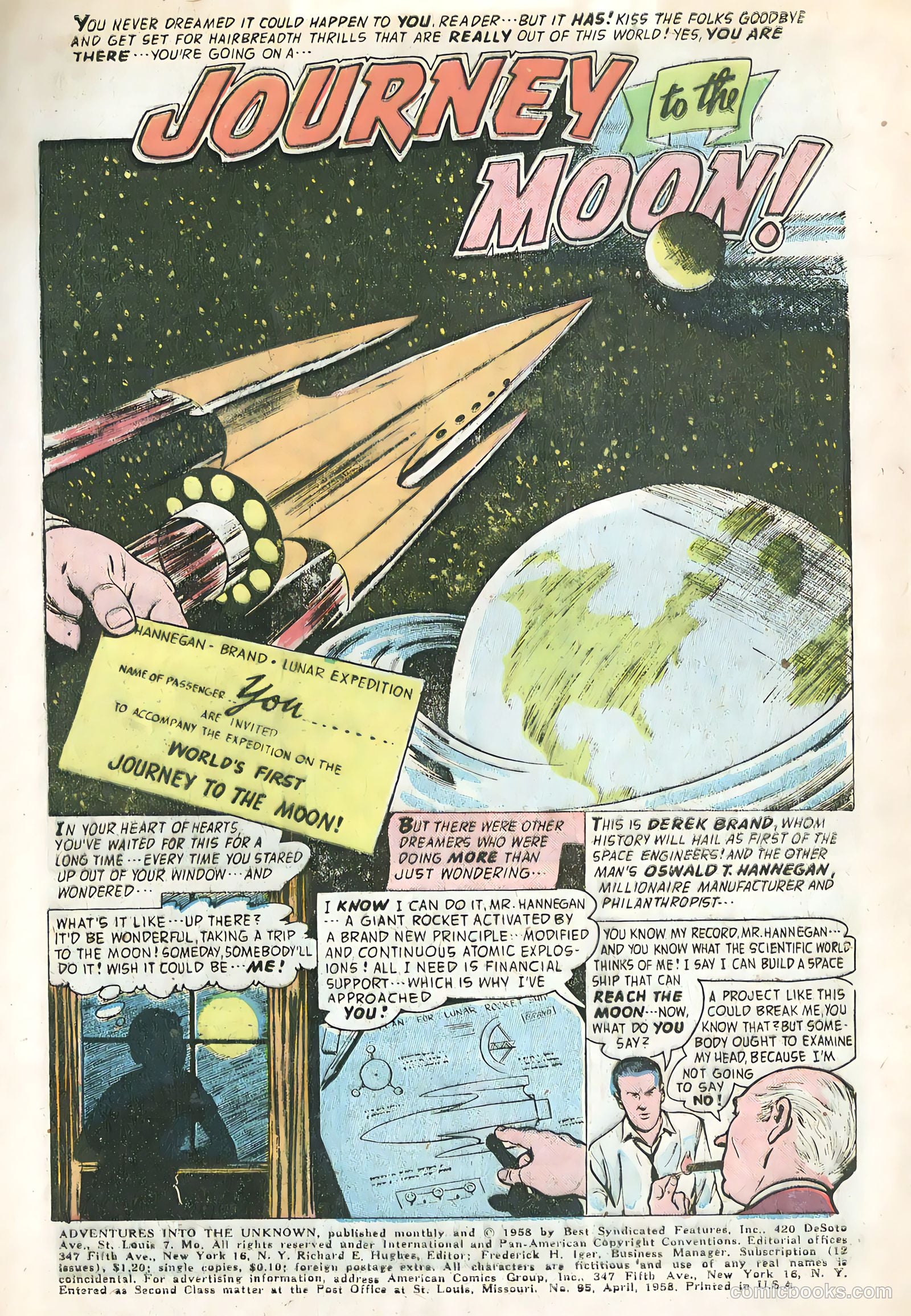 Adventures into the Unknown #95 — page 3 of 36