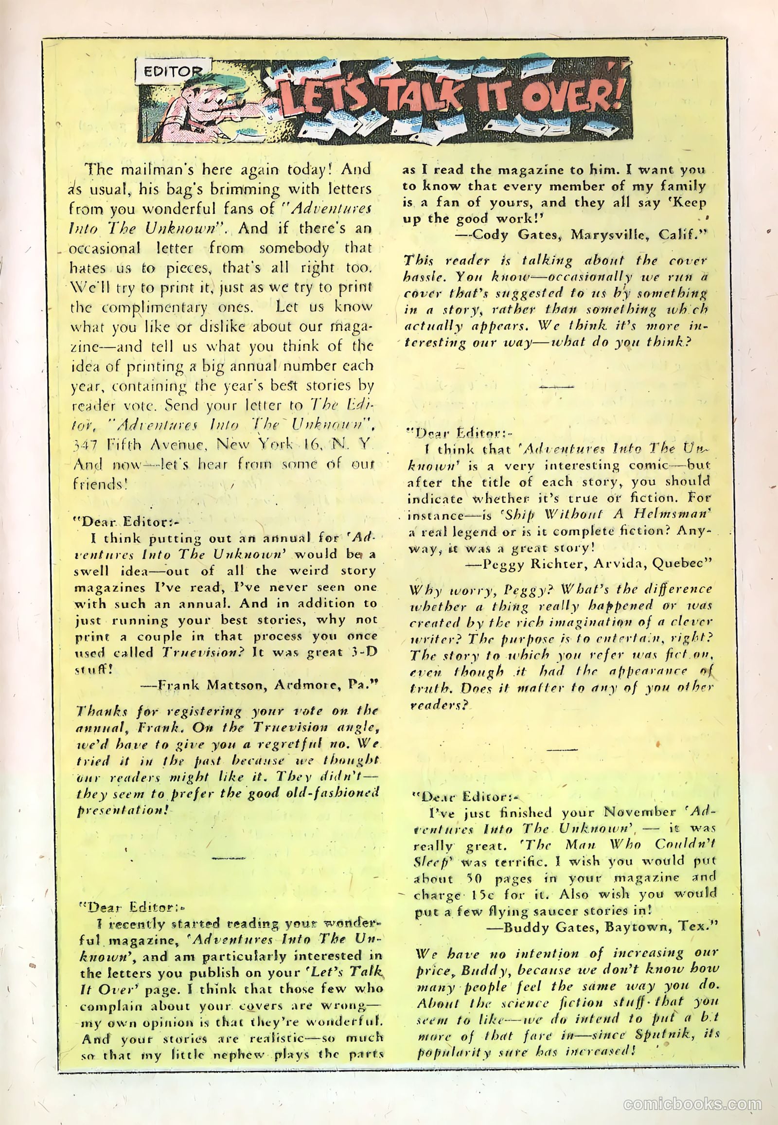 Adventures into the Unknown #95 — page 19 of 36