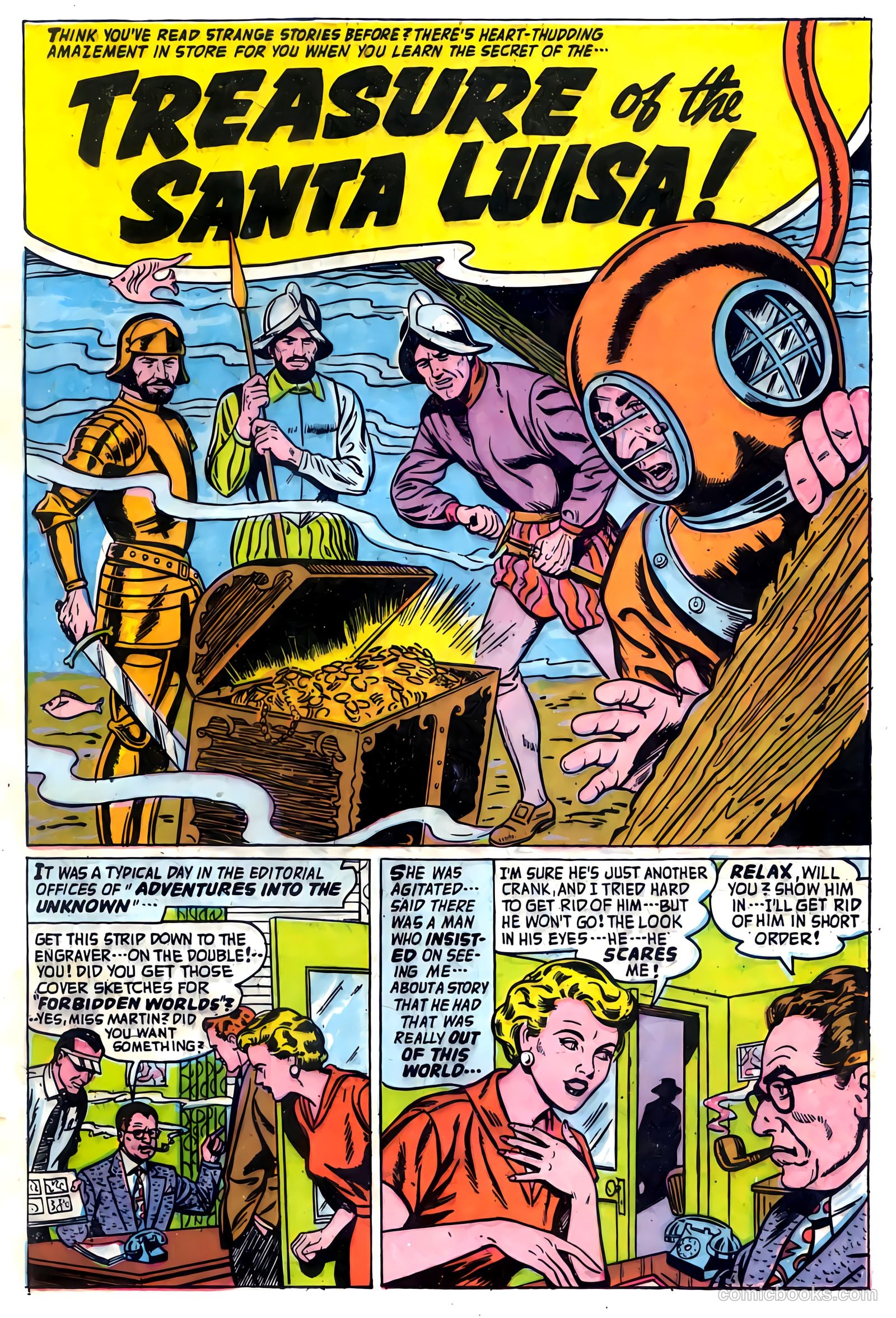 Adventures into the Unknown #96 — page 23 of 36