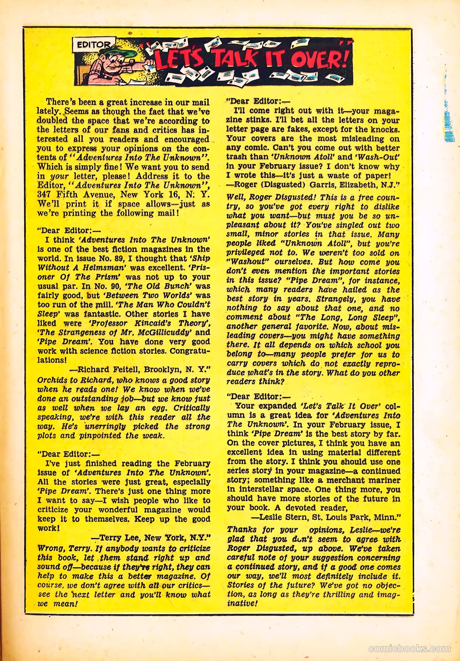 Adventures into the Unknown #97 — page 23 of 36