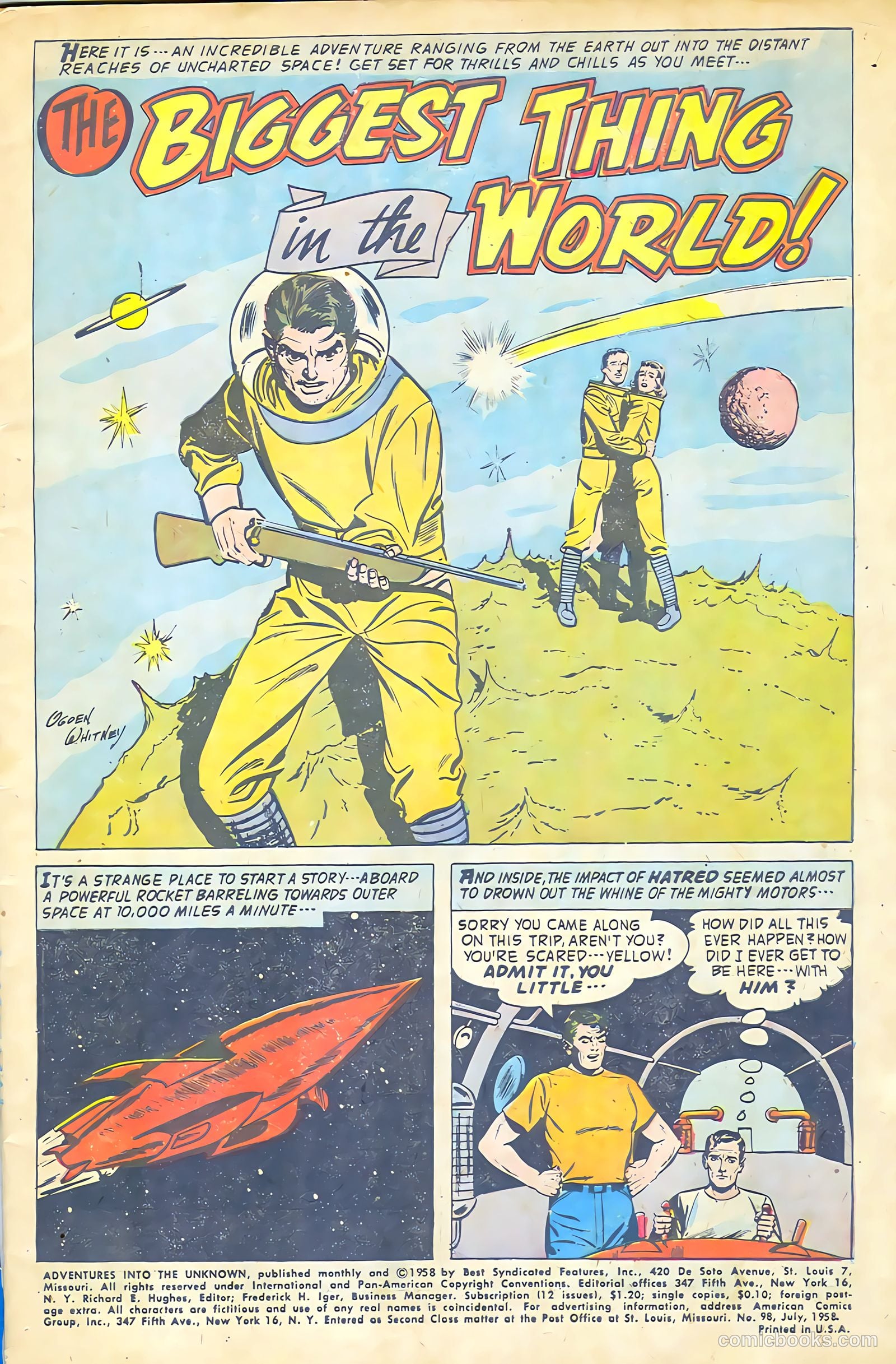 Adventures into the Unknown #98 — page 3 of 36