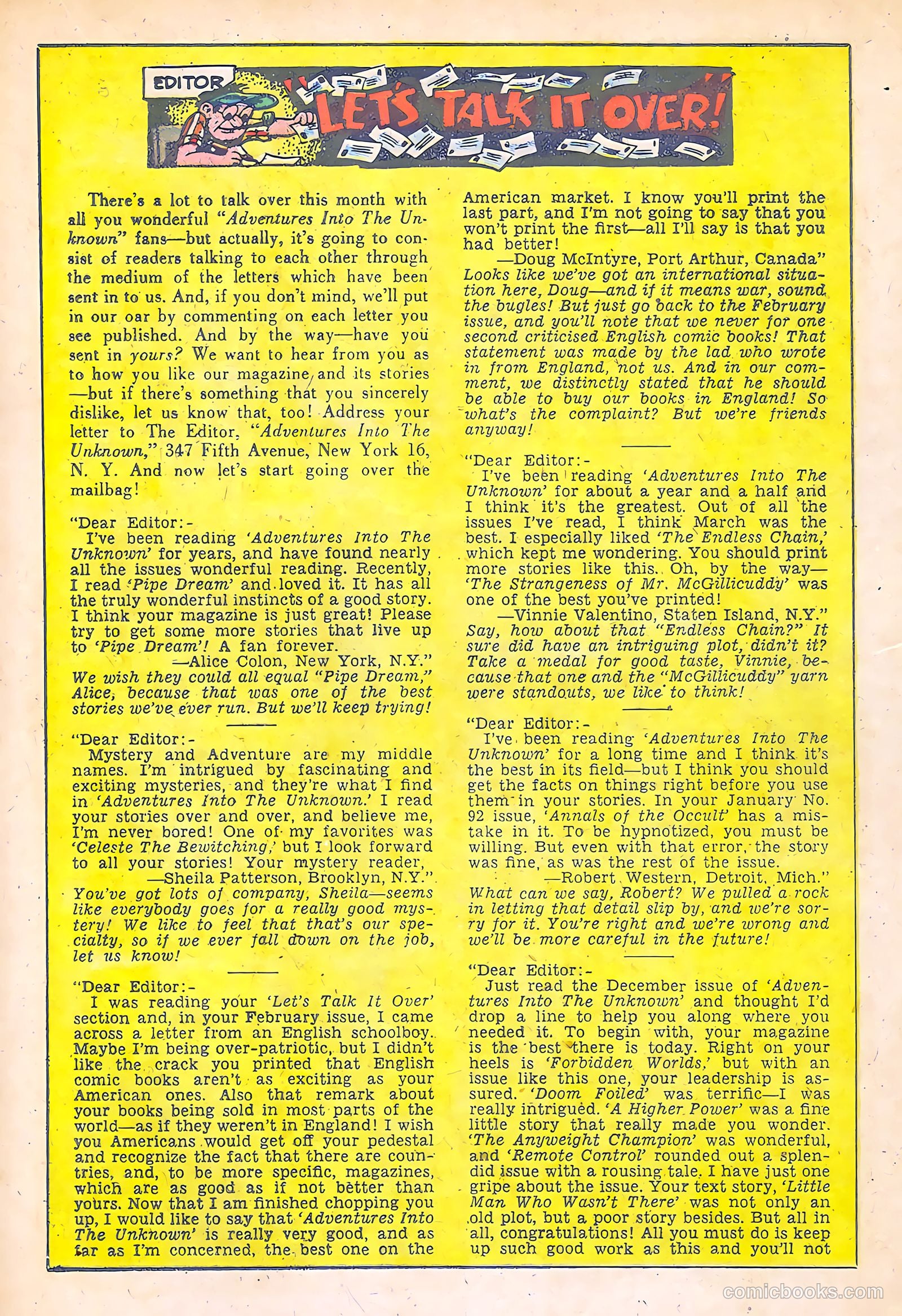 Adventures into the Unknown #98 — page 21 of 36