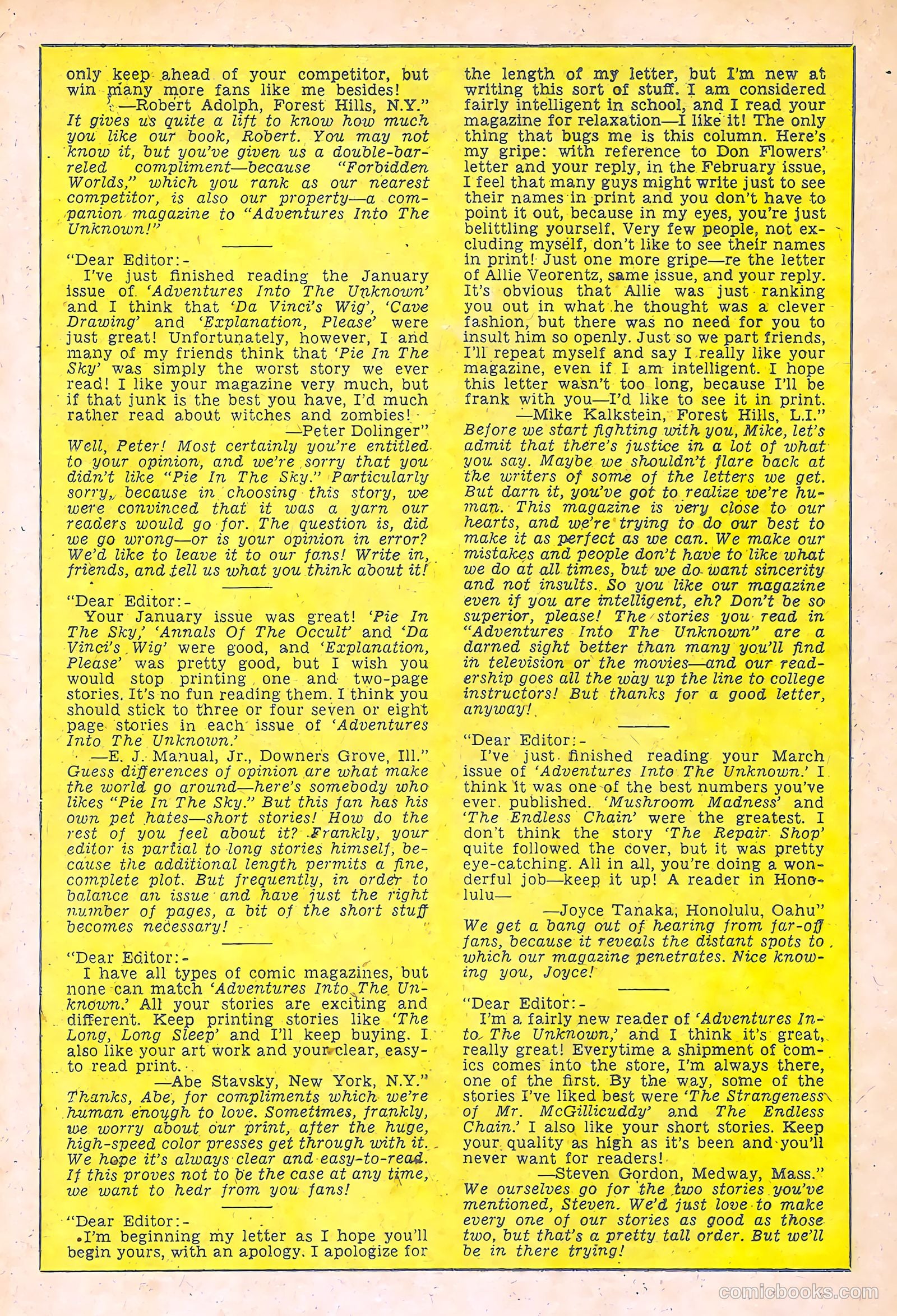 Adventures into the Unknown #98 — page 22 of 36