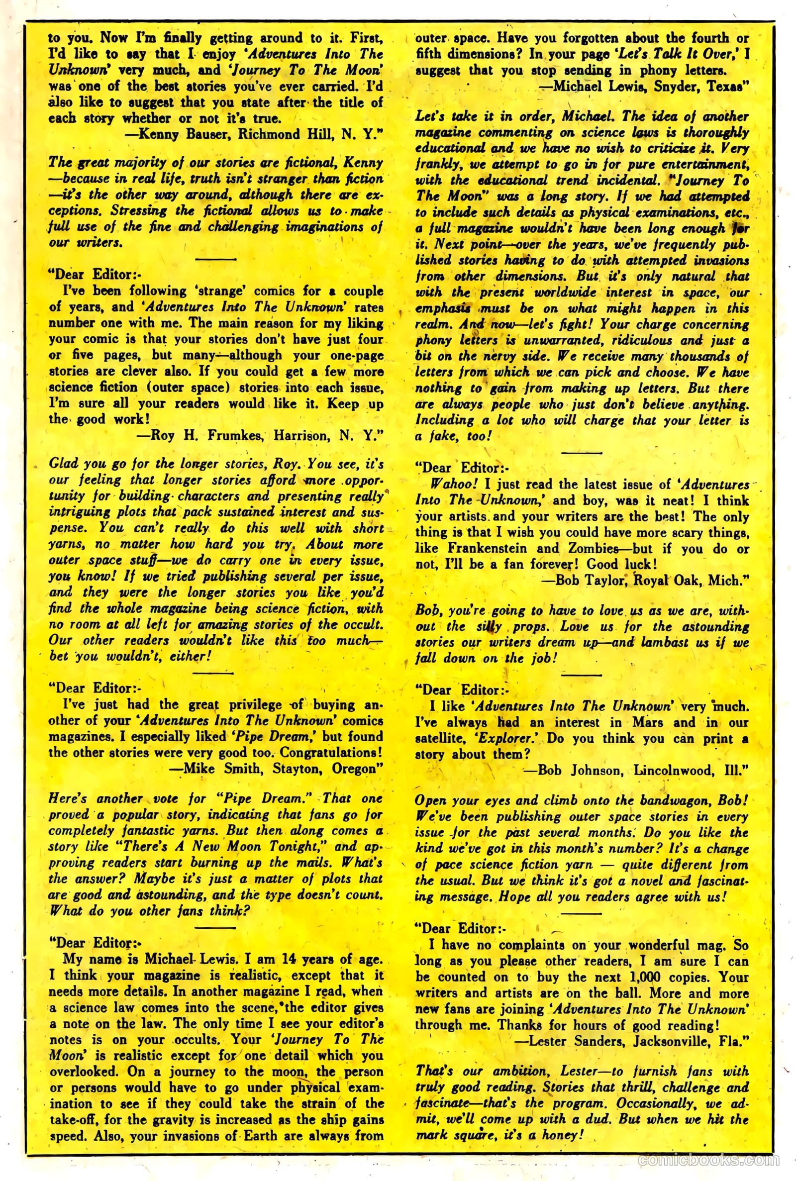 Adventures into the Unknown #99 — page 14 of 36