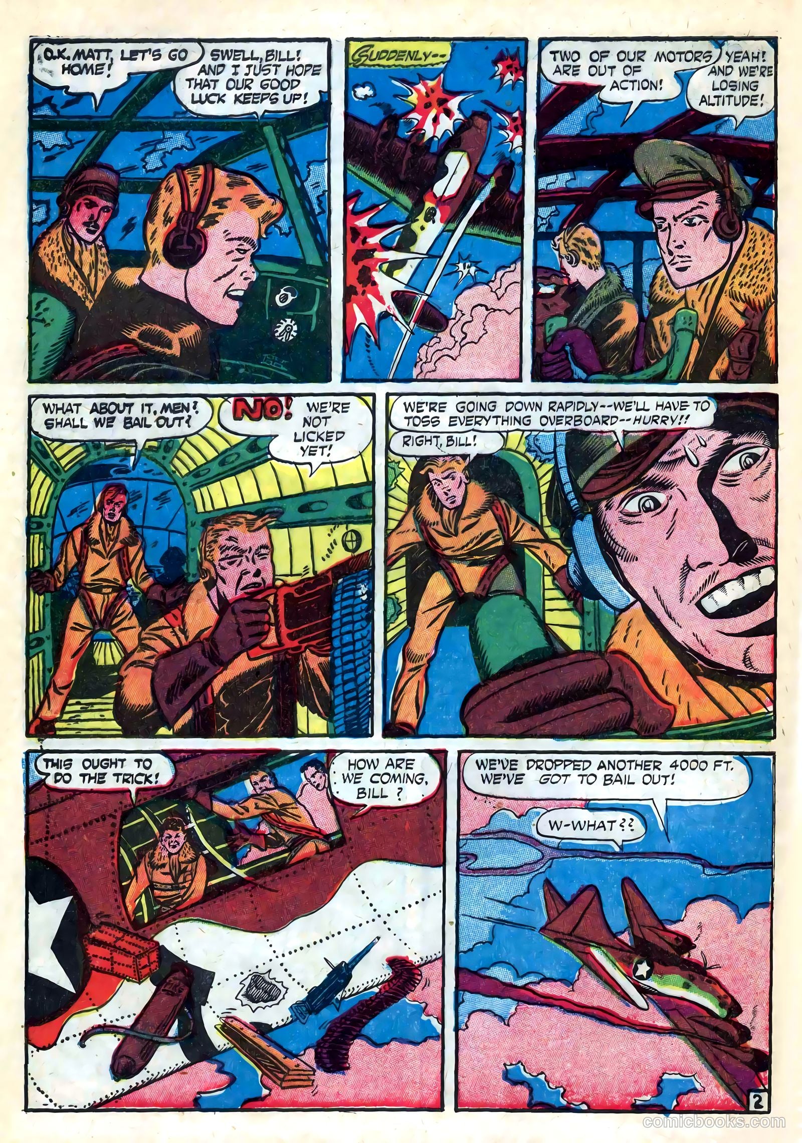 Captain Aero Comics #21 — page 12 of 52