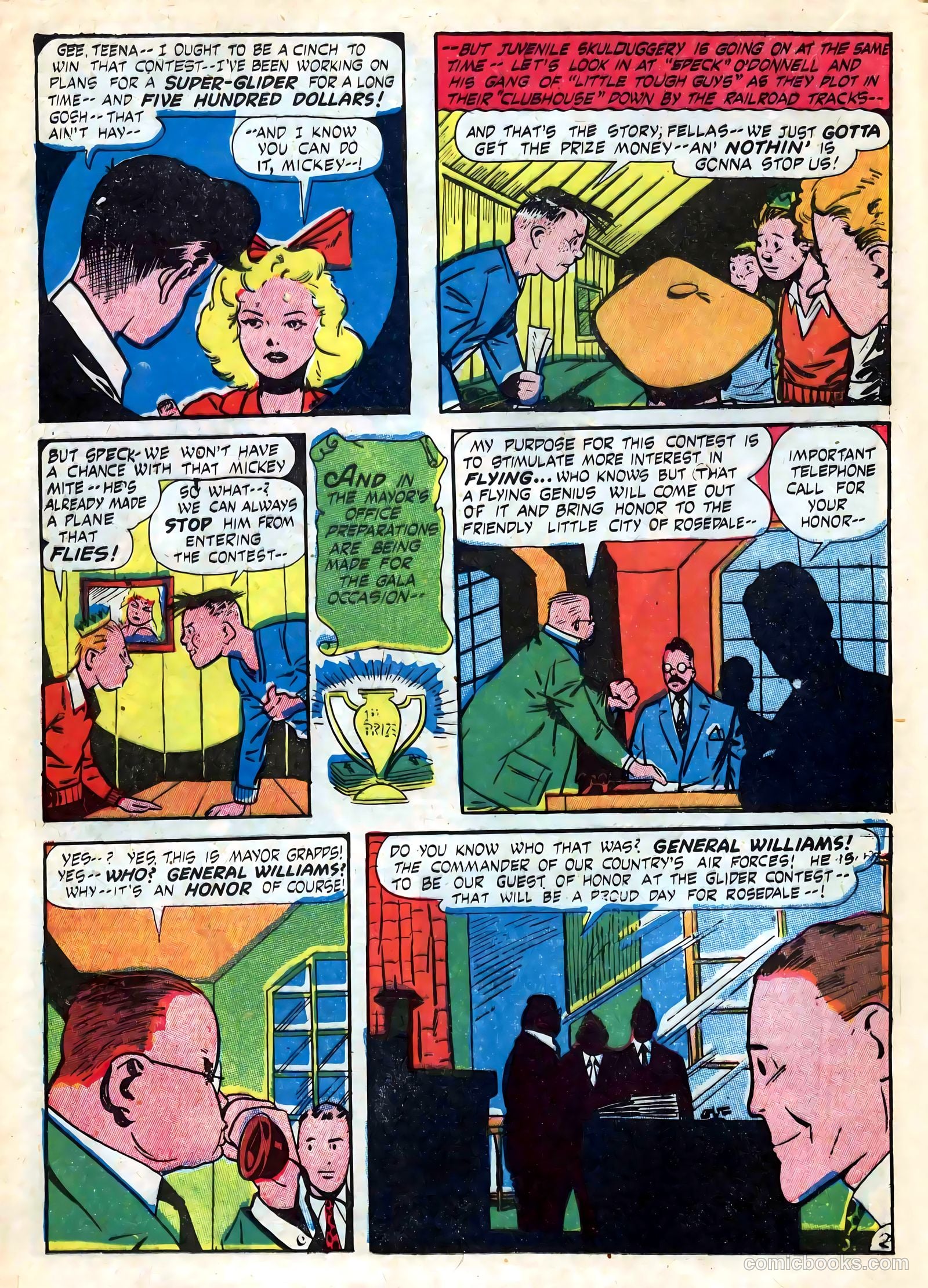 Captain Aero Comics #21 — page 16 of 52