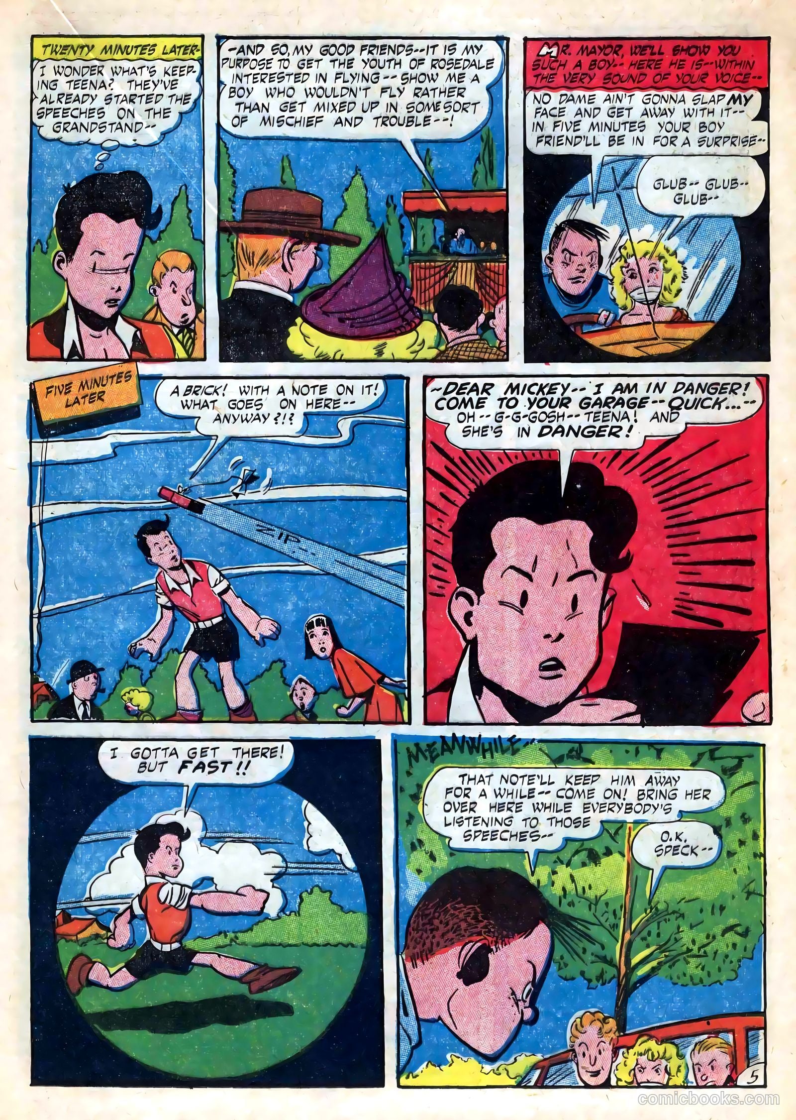 Captain Aero Comics #21 — page 19 of 52