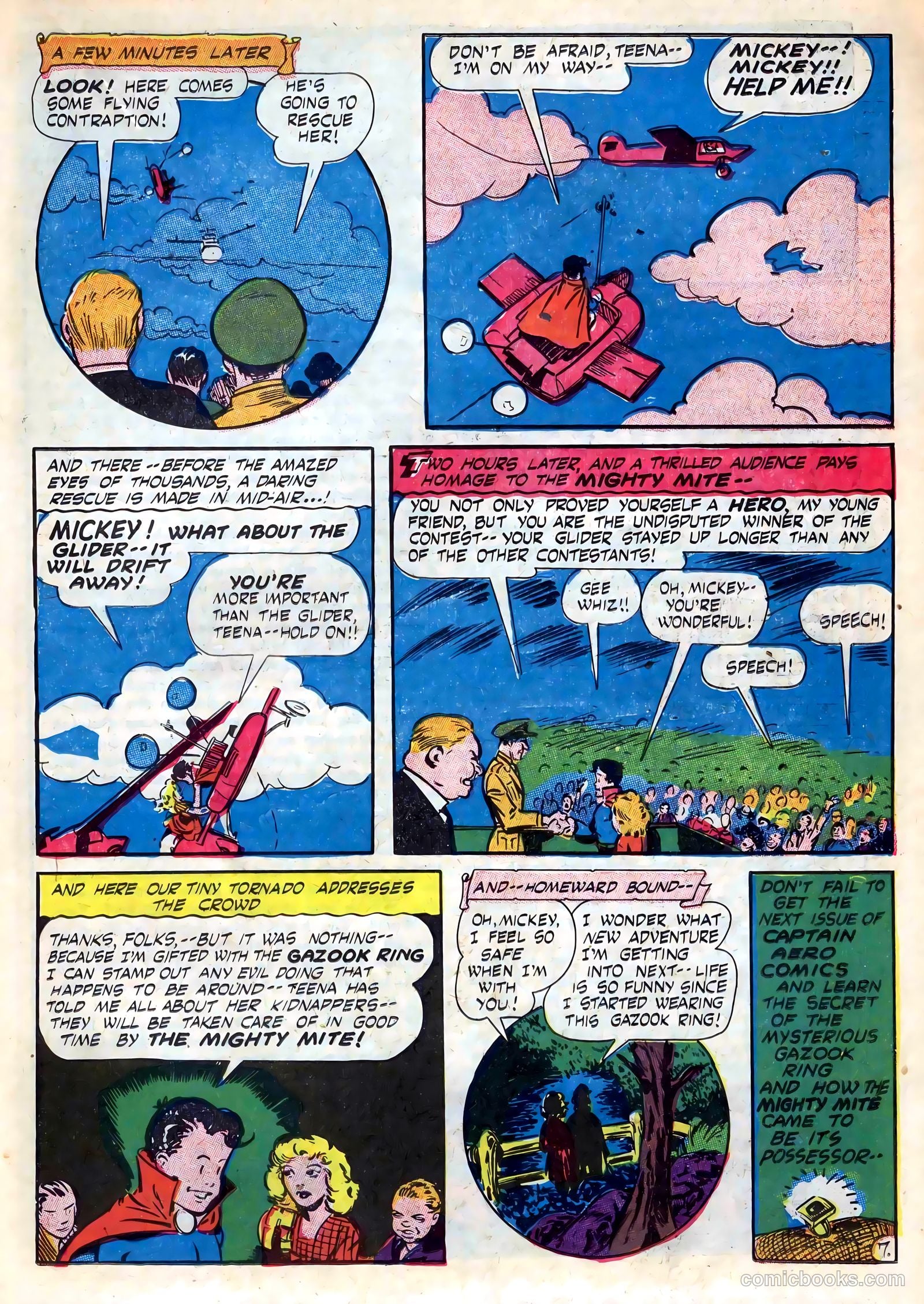 Captain Aero Comics #21 — page 21 of 52