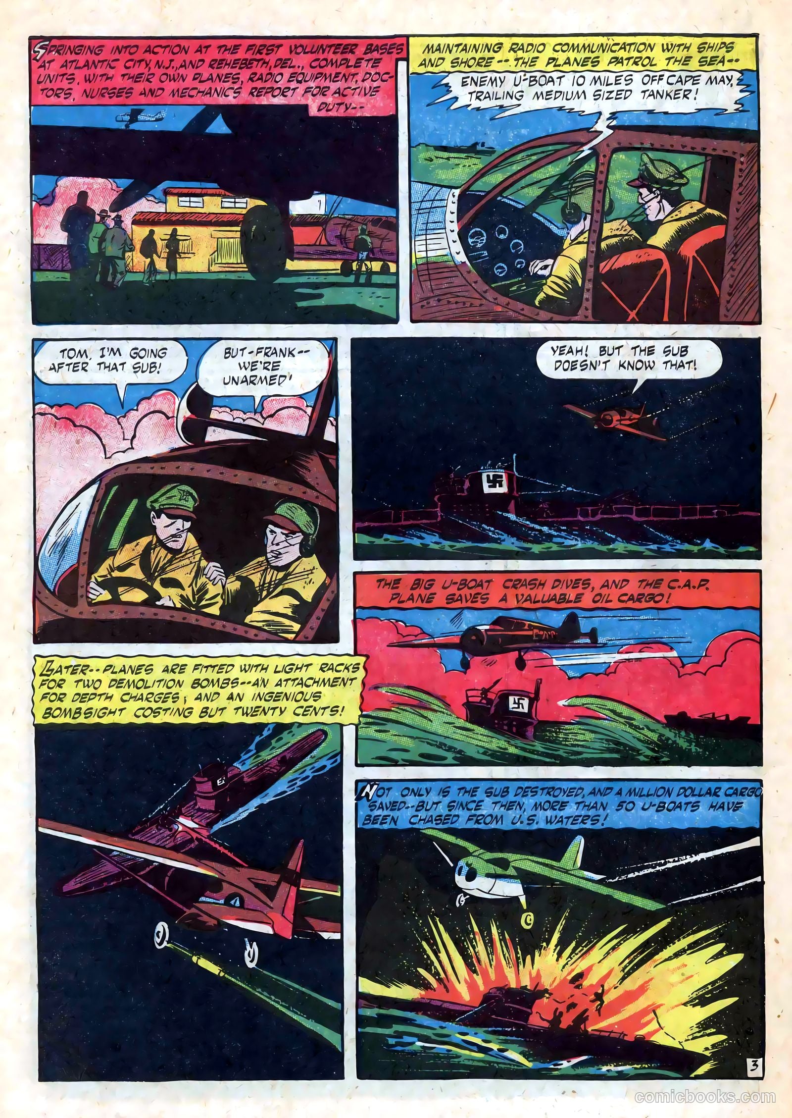 Captain Aero Comics #21 — page 42 of 52