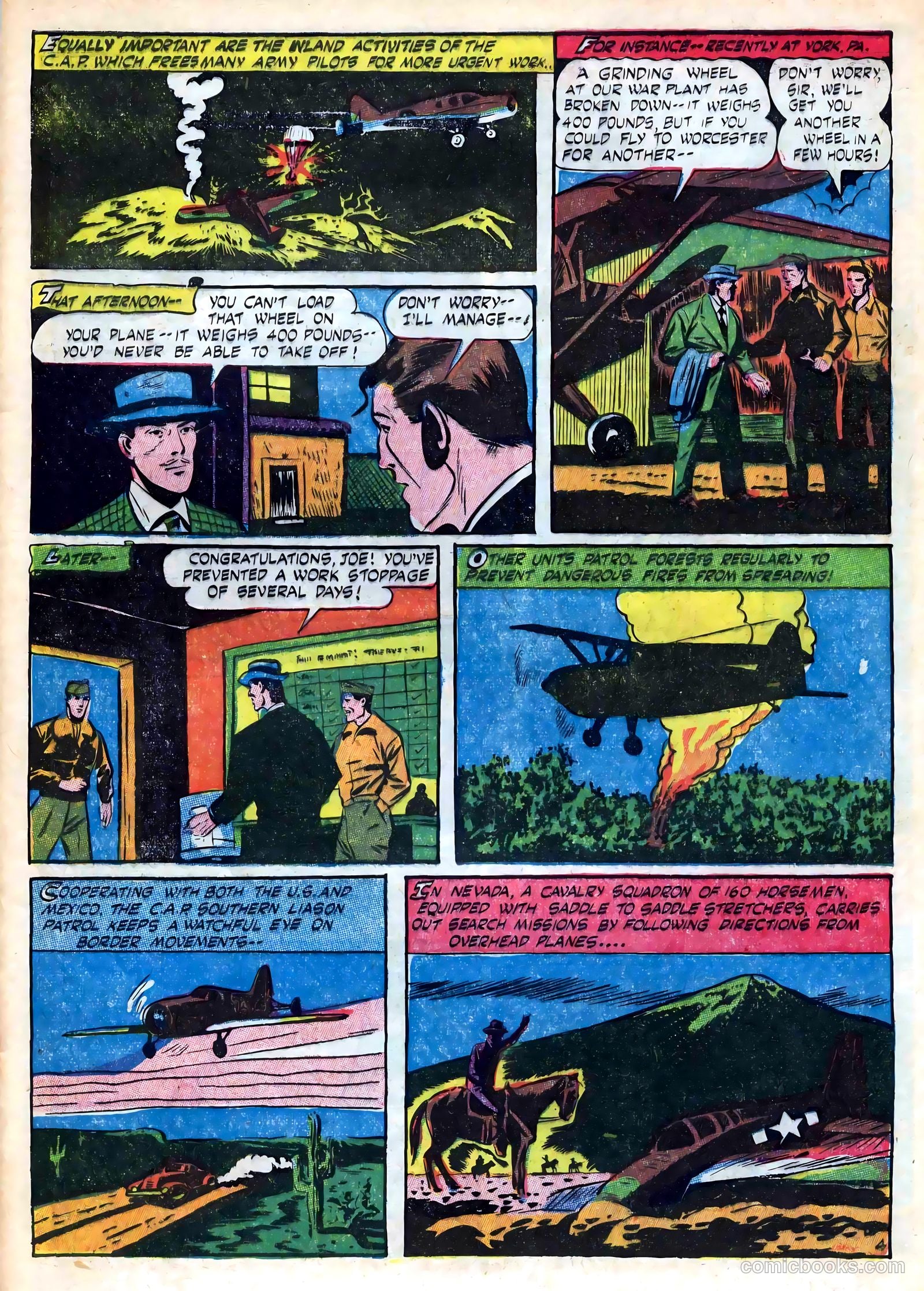 Captain Aero Comics #21 — page 43 of 52