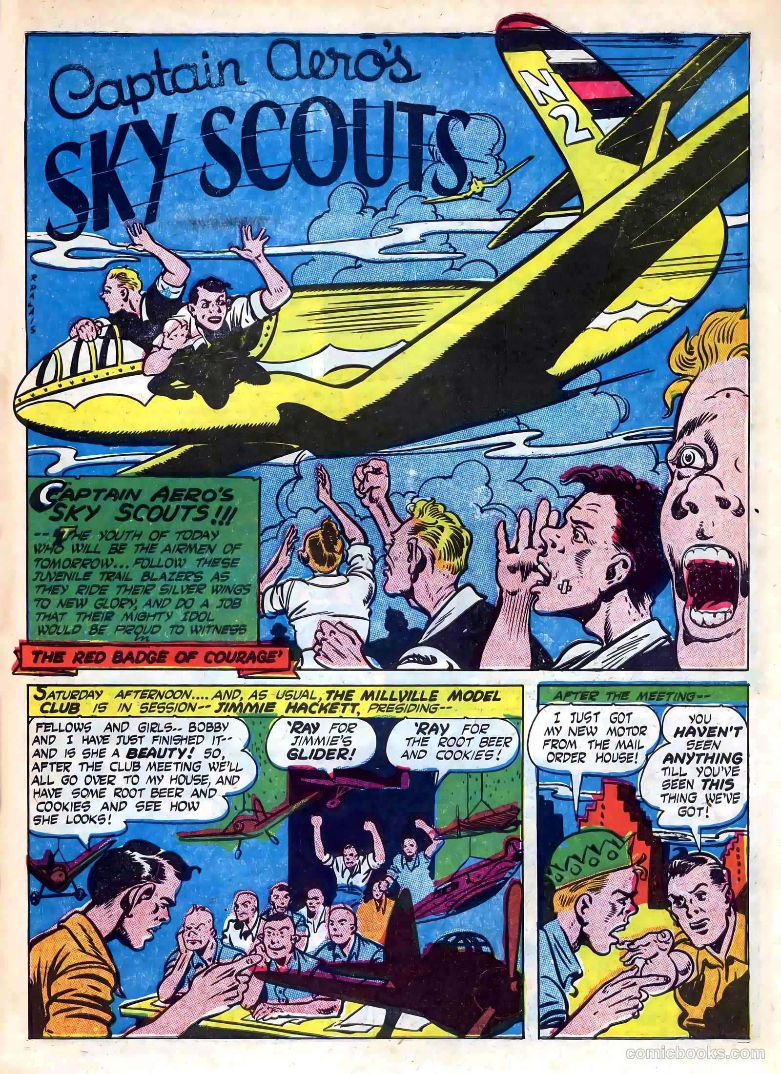 Captain Aero Comics #21 — page 45 of 52