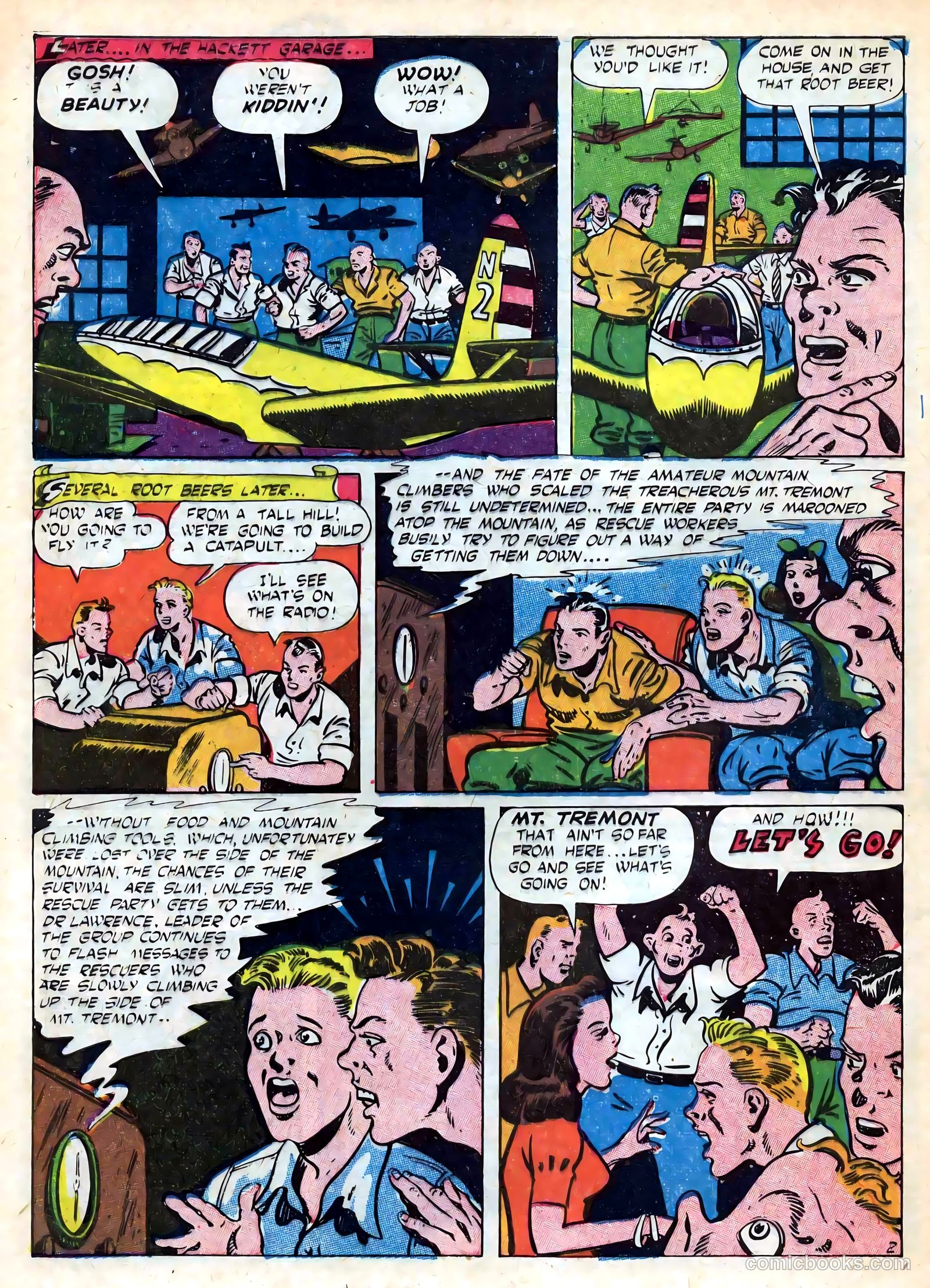 Captain Aero Comics #21 — page 46 of 52