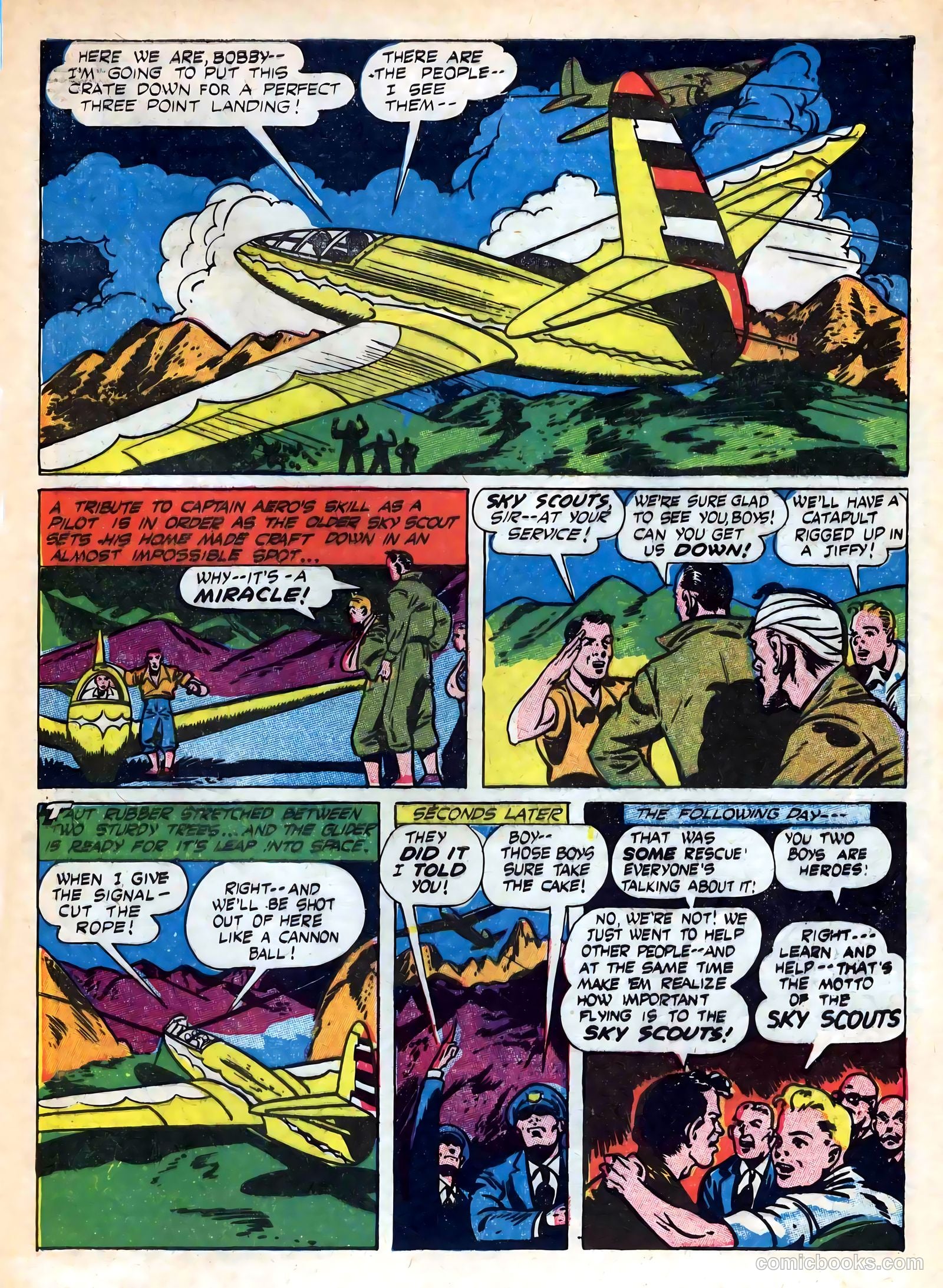 Captain Aero Comics #21 — page 49 of 52