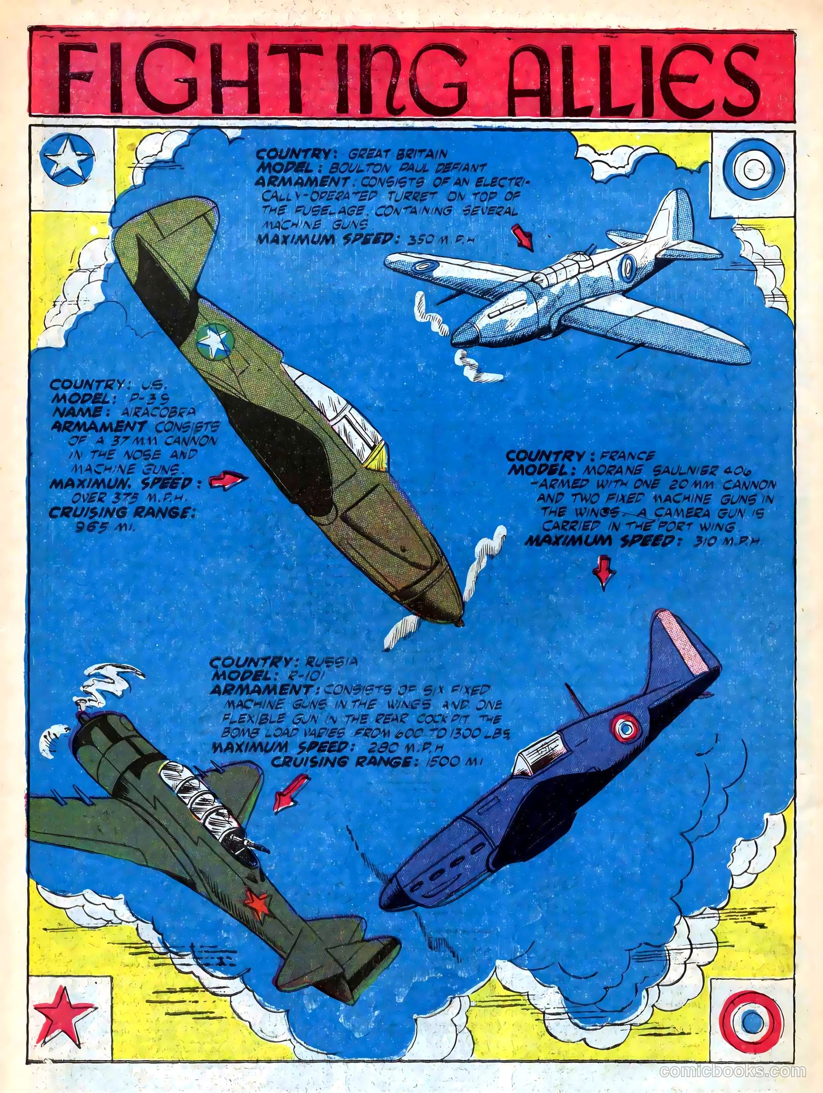 Captain Aero Comics #21 — page 50 of 52