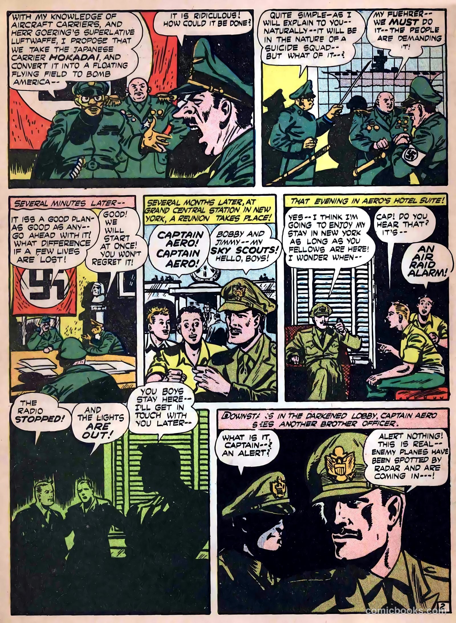 Captain Aero Comics #22 — page 4 of 52