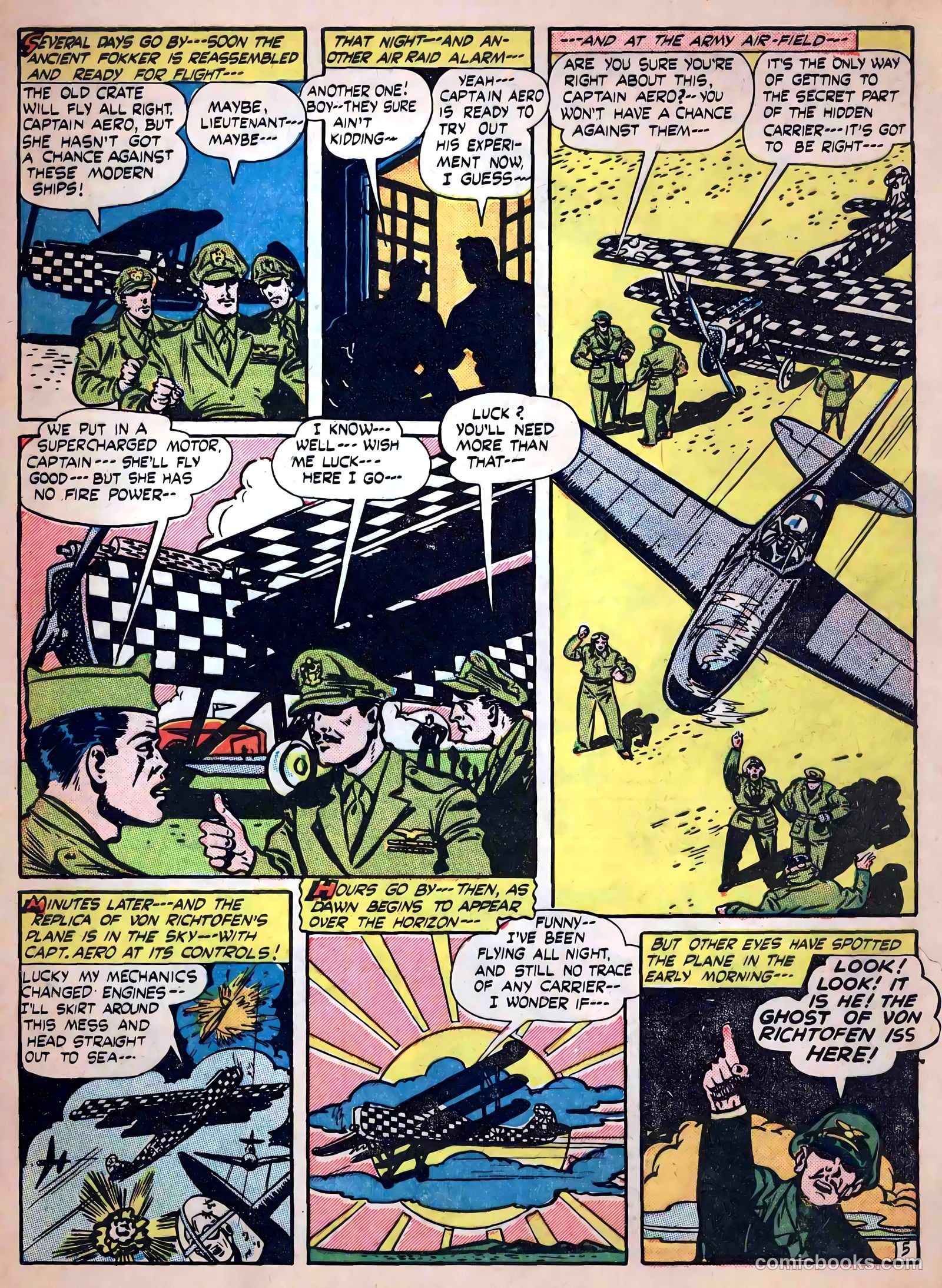Captain Aero Comics #22 — page 7 of 52