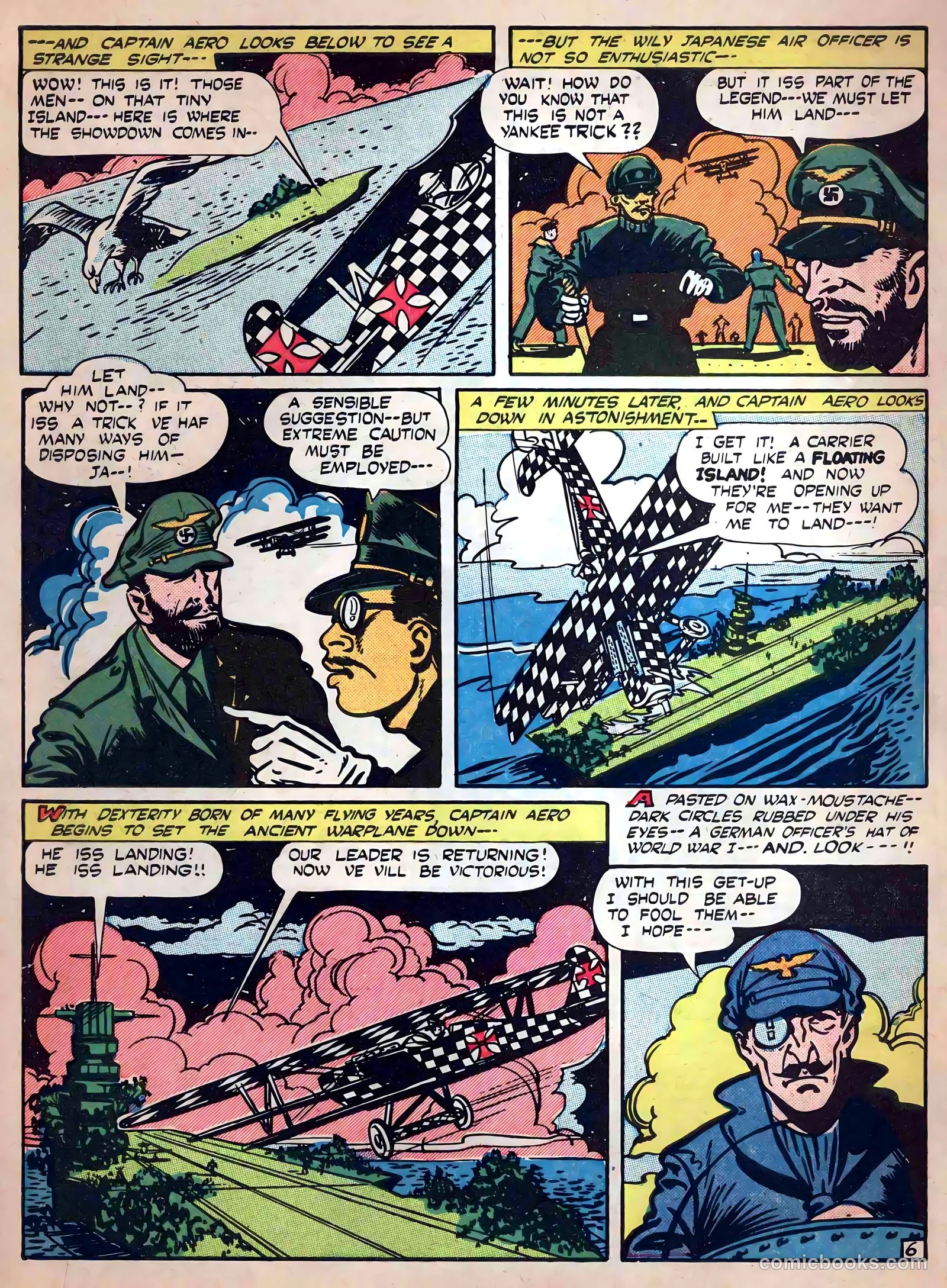 Captain Aero Comics #22 — page 8 of 52