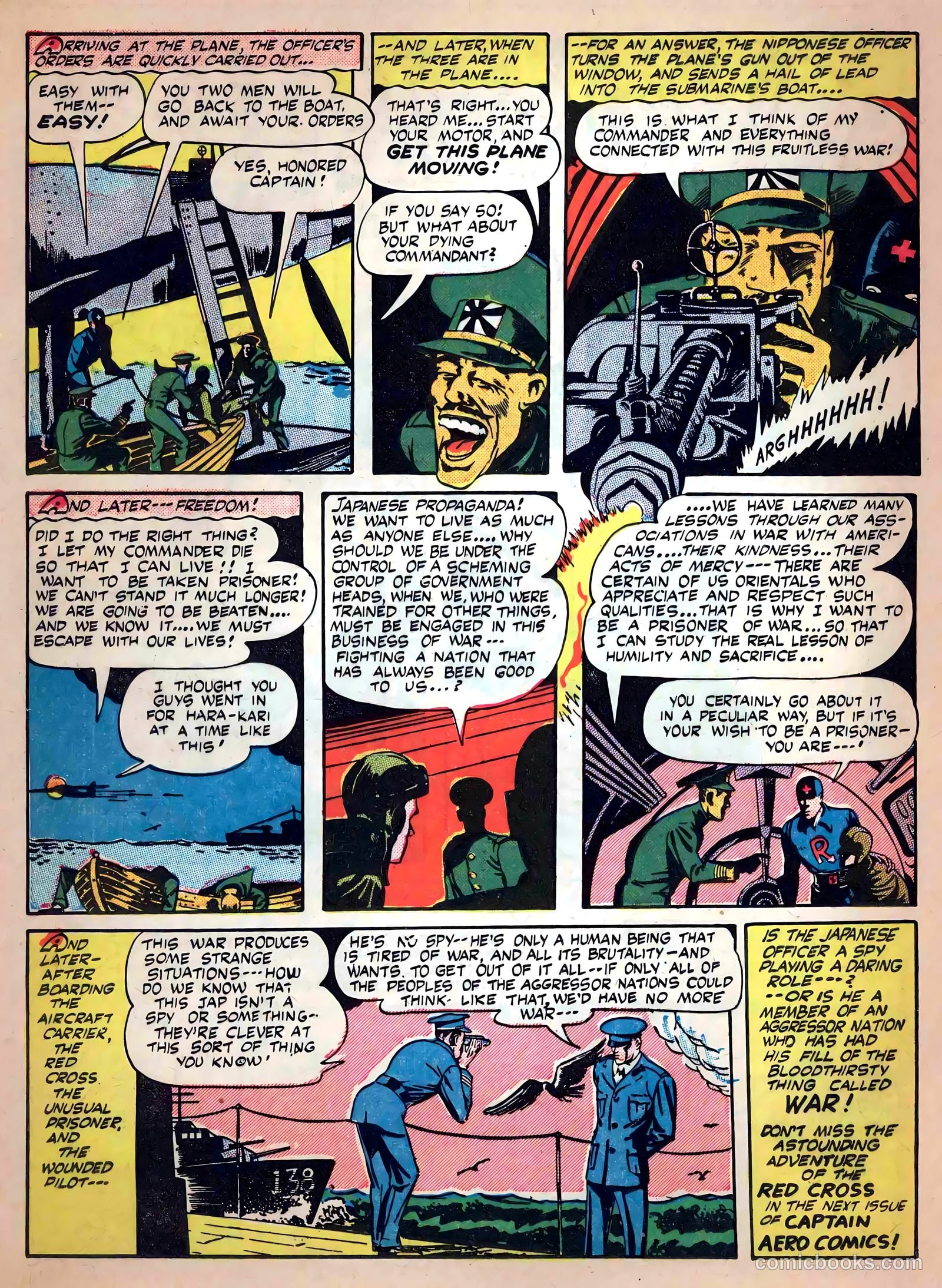 Captain Aero Comics #22 — page 22 of 52