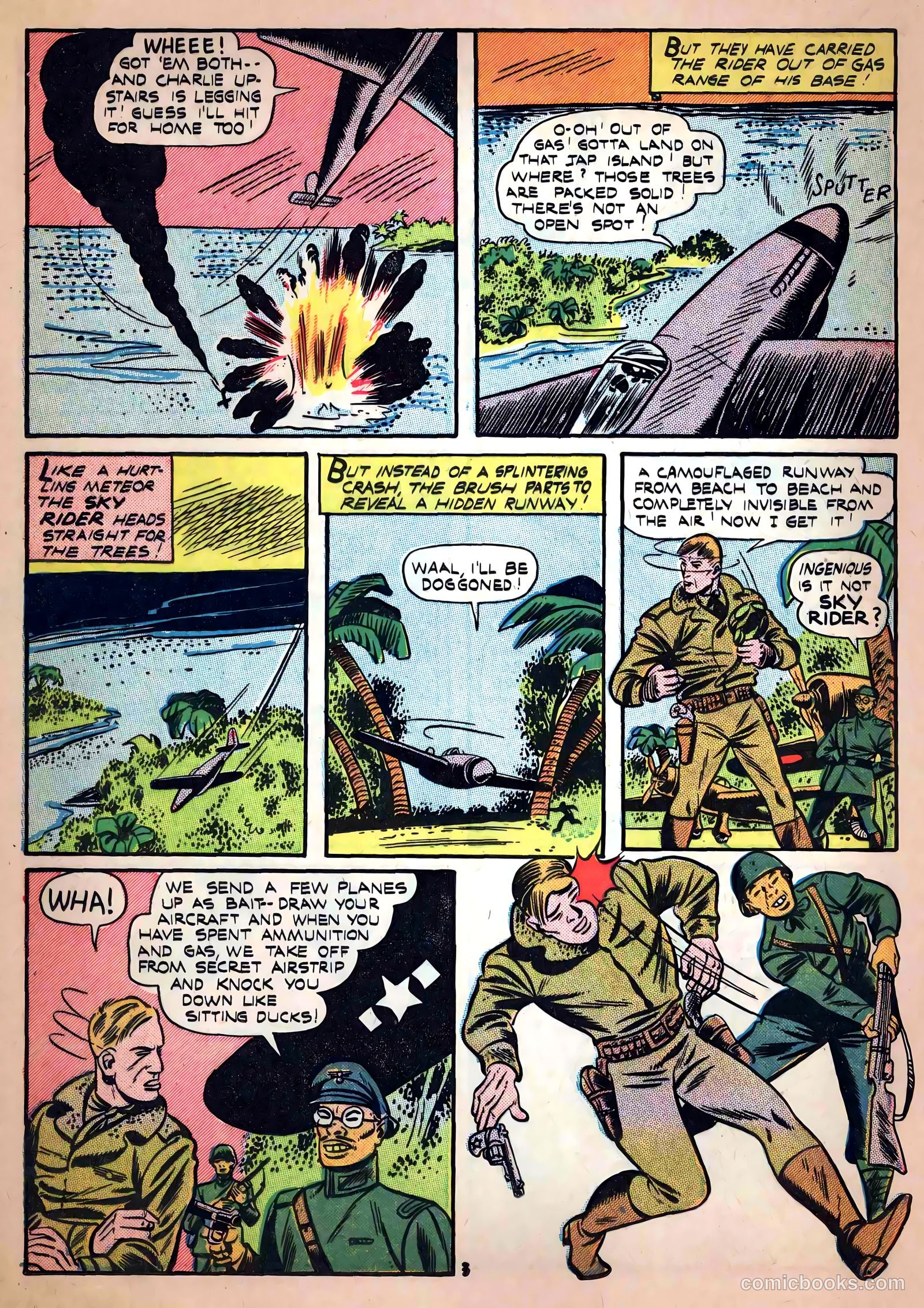 Captain Aero Comics #22 — page 28 of 52