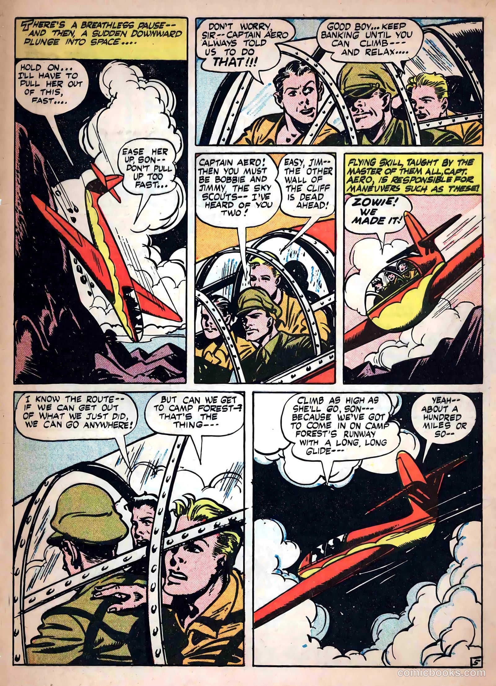 Captain Aero Comics #22 — page 49 of 52