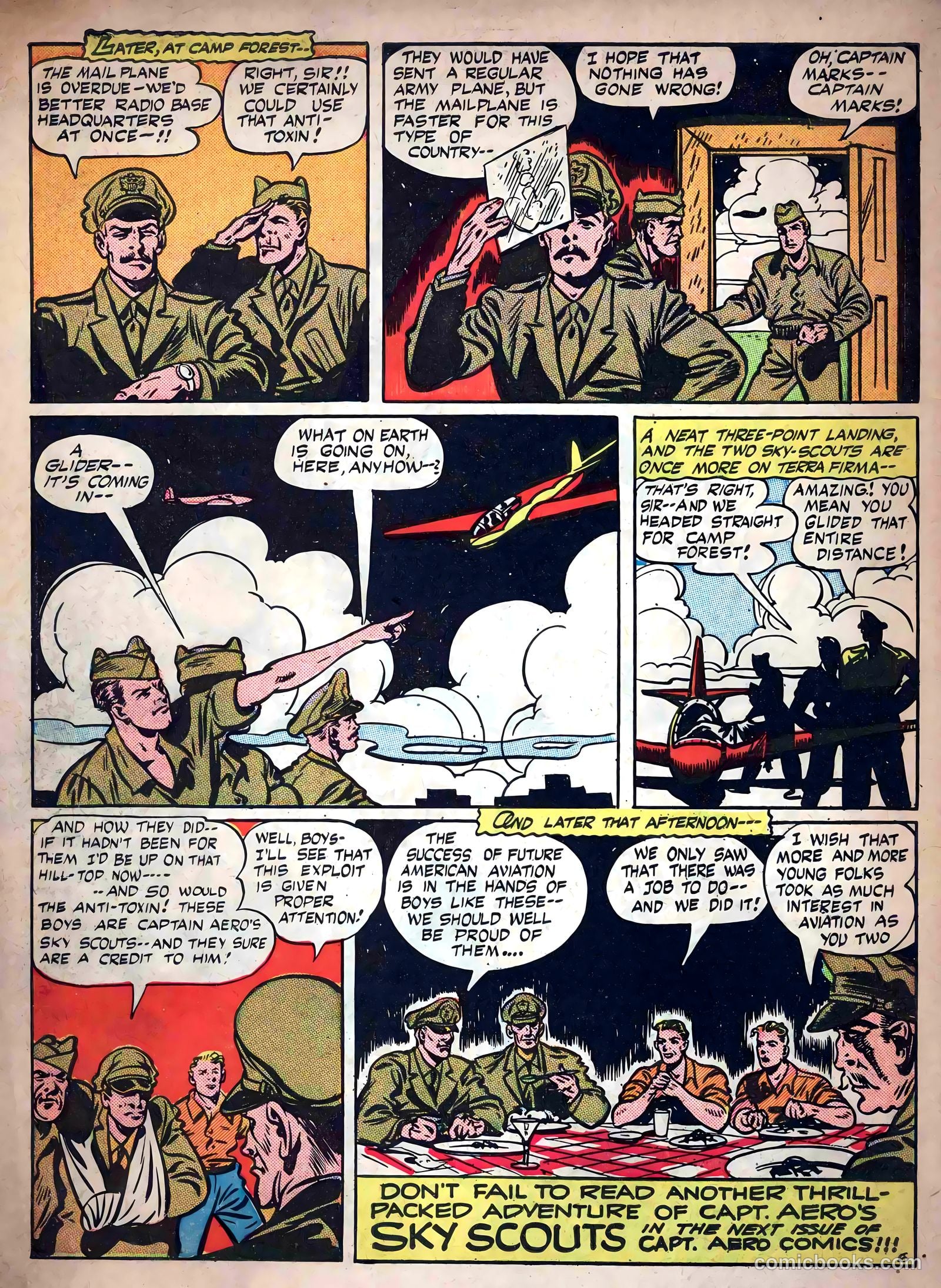 Captain Aero Comics #22 — page 50 of 52