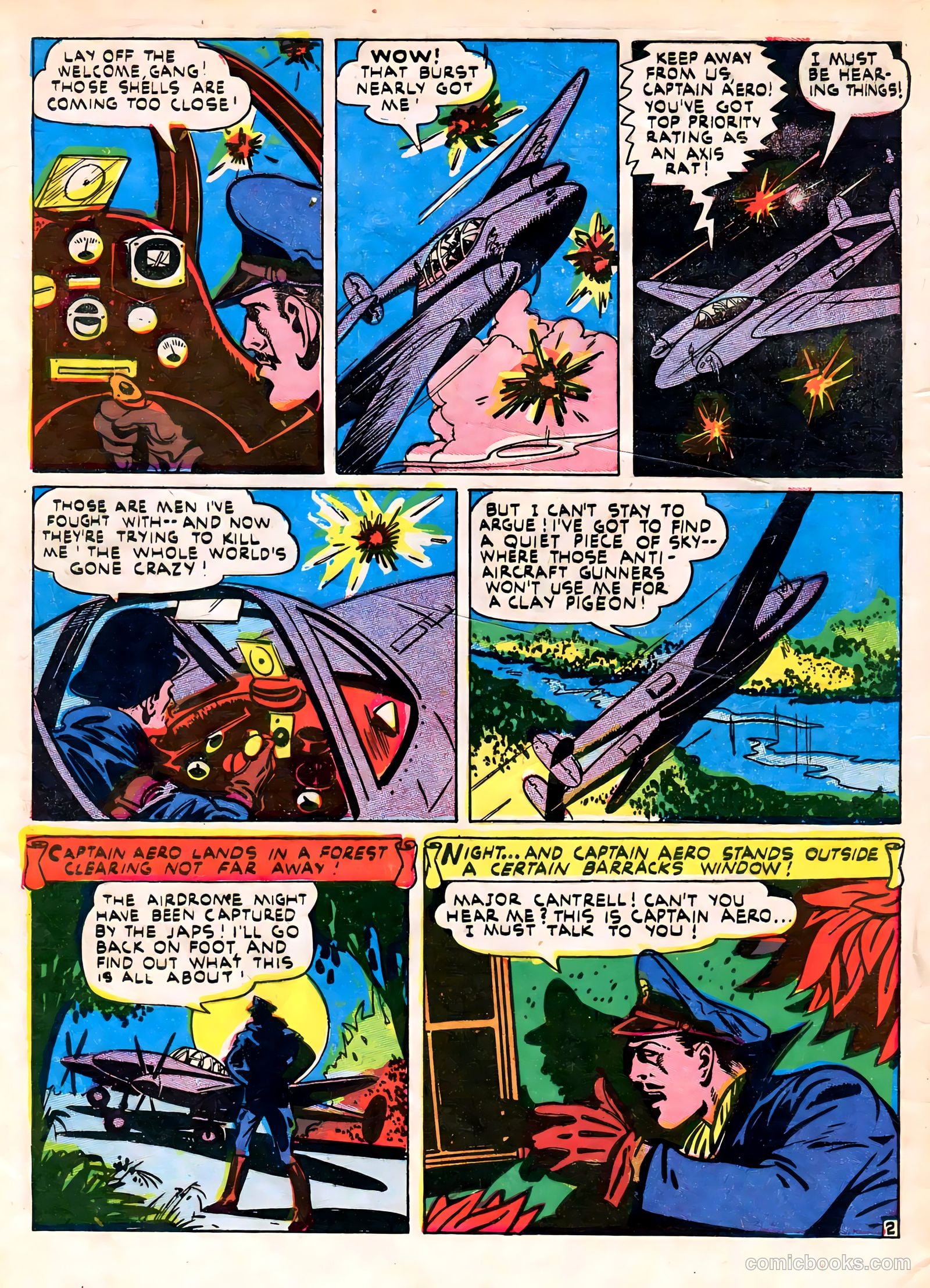 Captain Aero Comics #23 — page 4 of 52