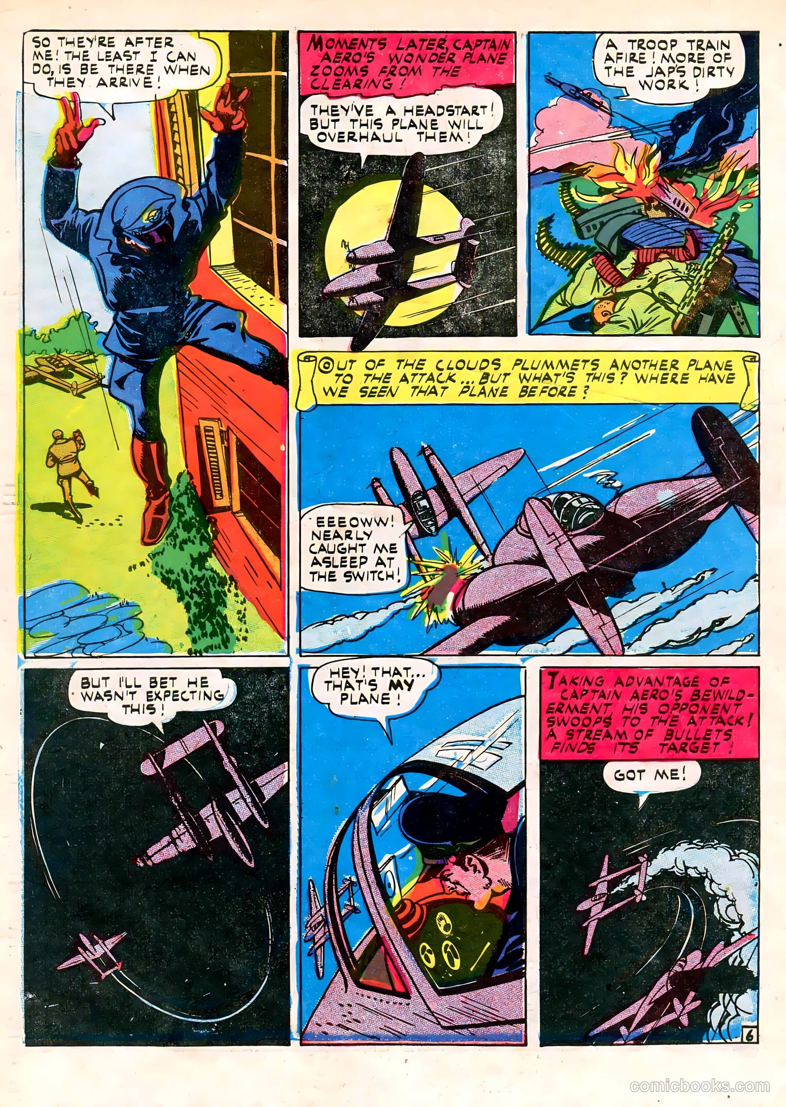 Captain Aero Comics #23 — page 8 of 52