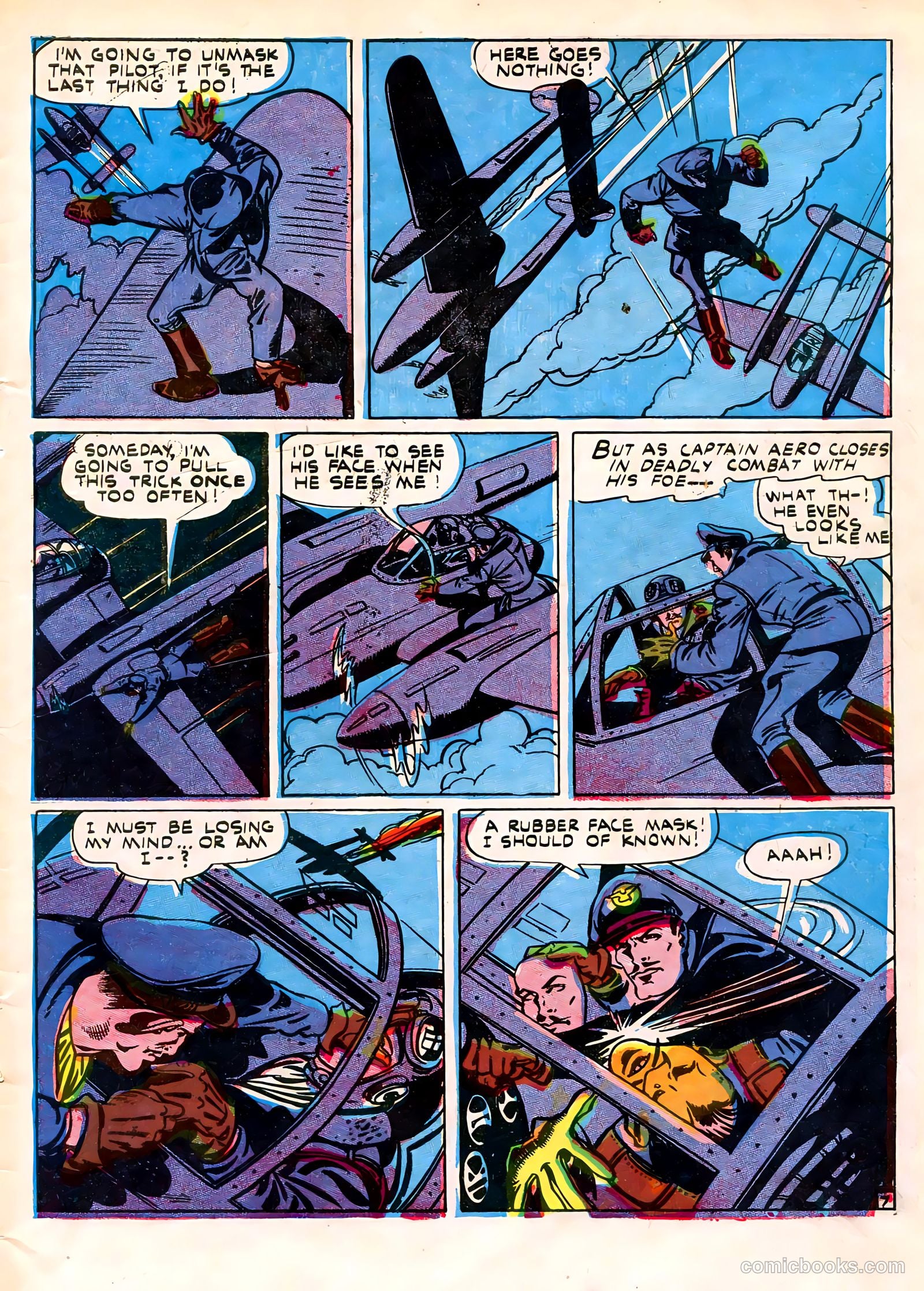Captain Aero Comics #23 — page 9 of 52