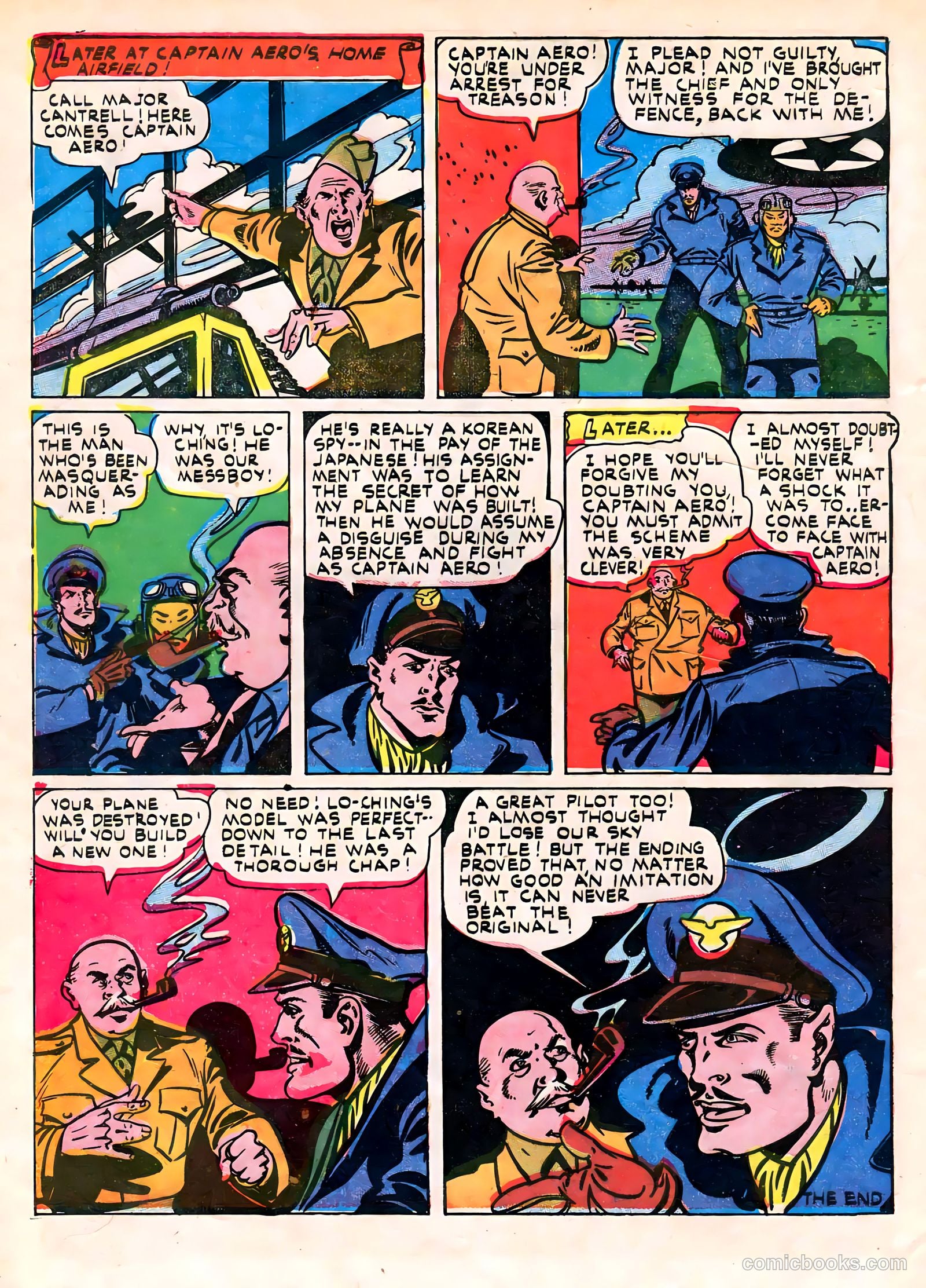Captain Aero Comics #23 — page 10 of 52