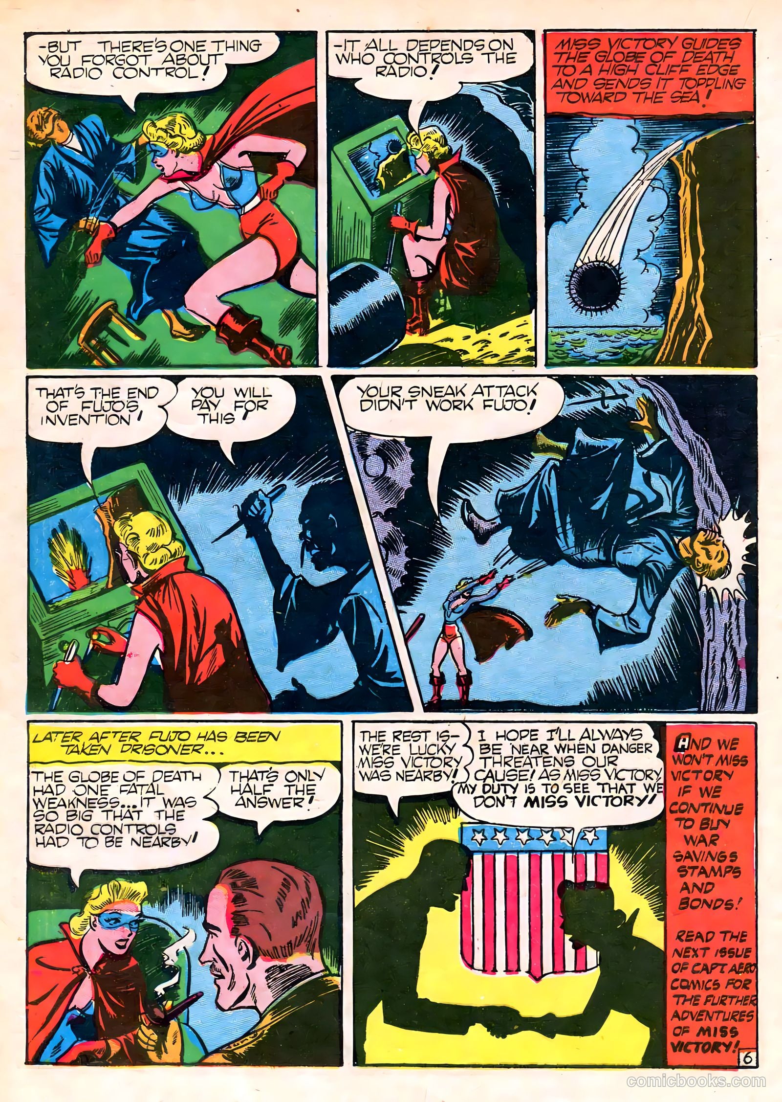 Captain Aero Comics #23 — page 16 of 52