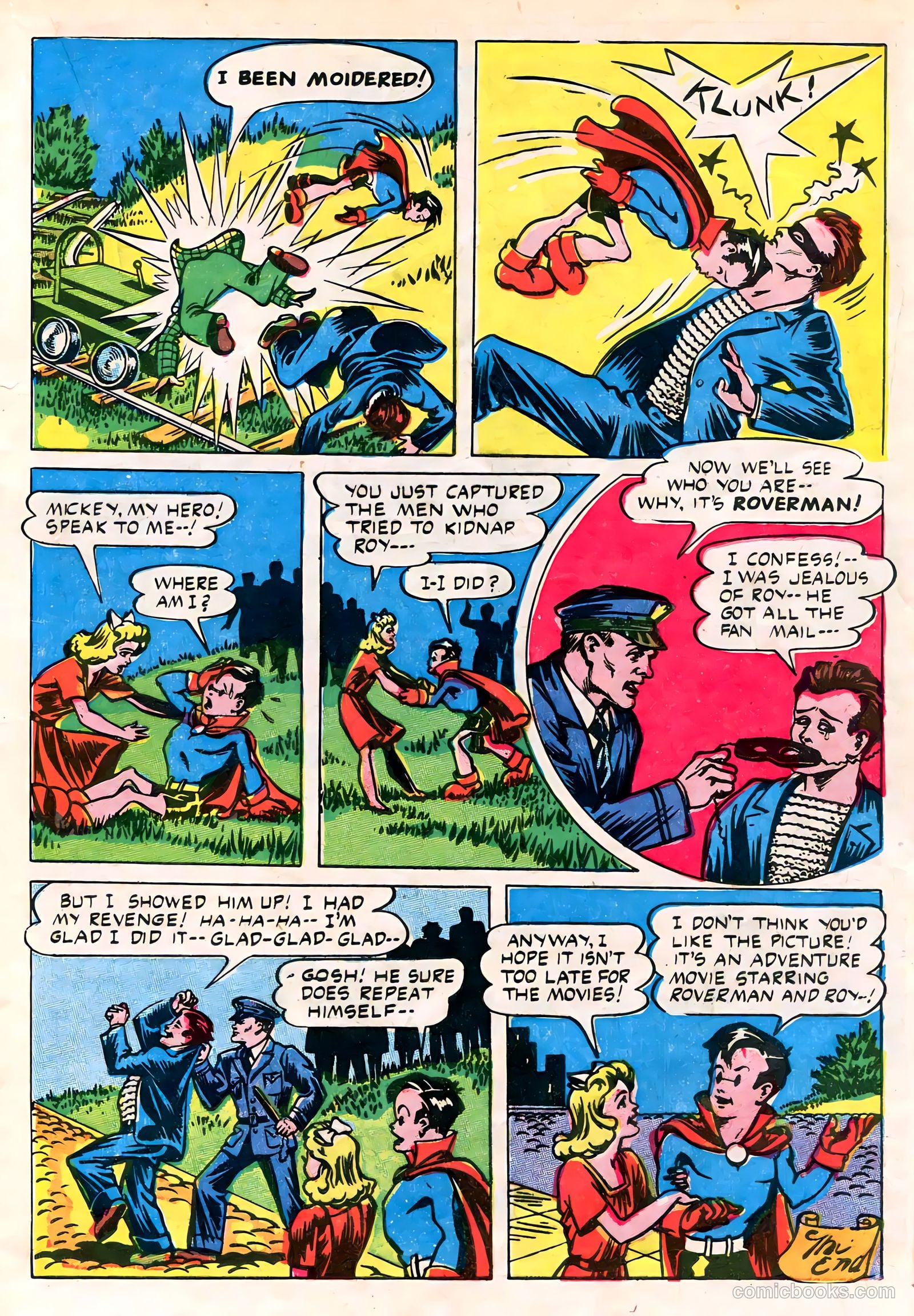 Captain Aero Comics #23 — page 23 of 52