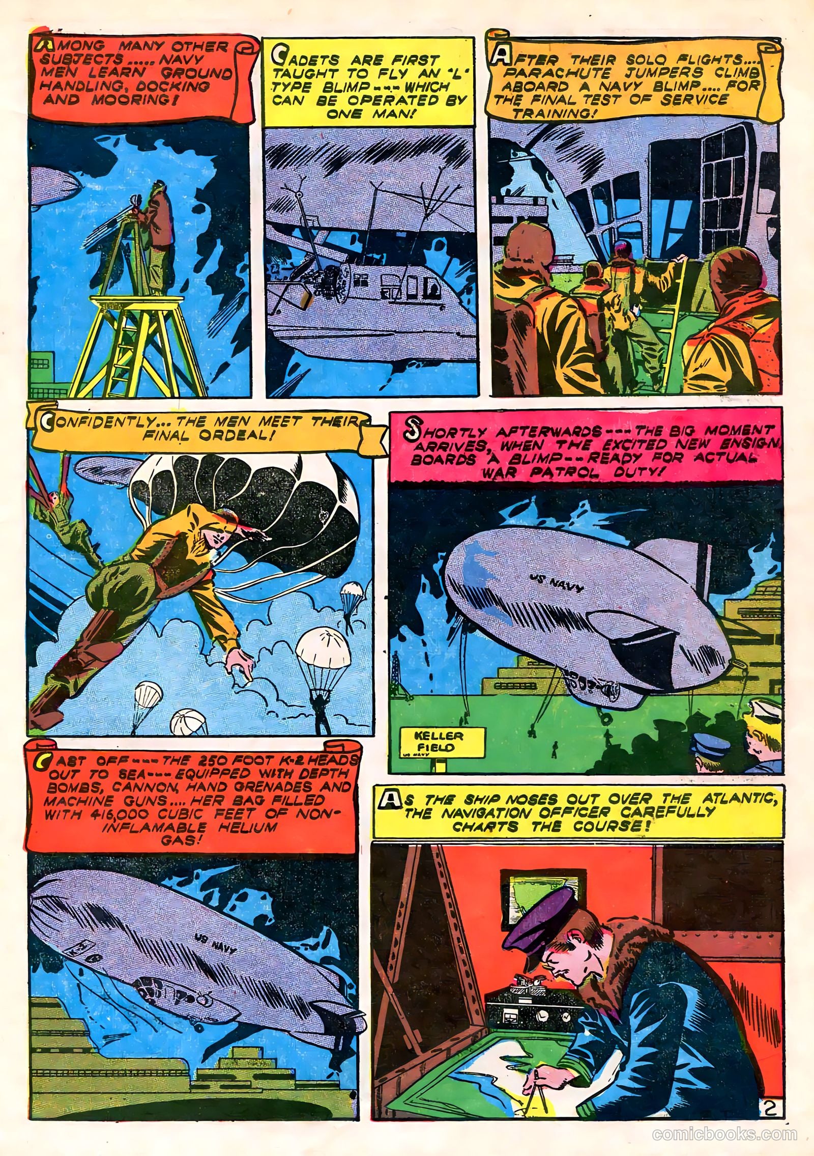 Captain Aero Comics #23 — page 35 of 52