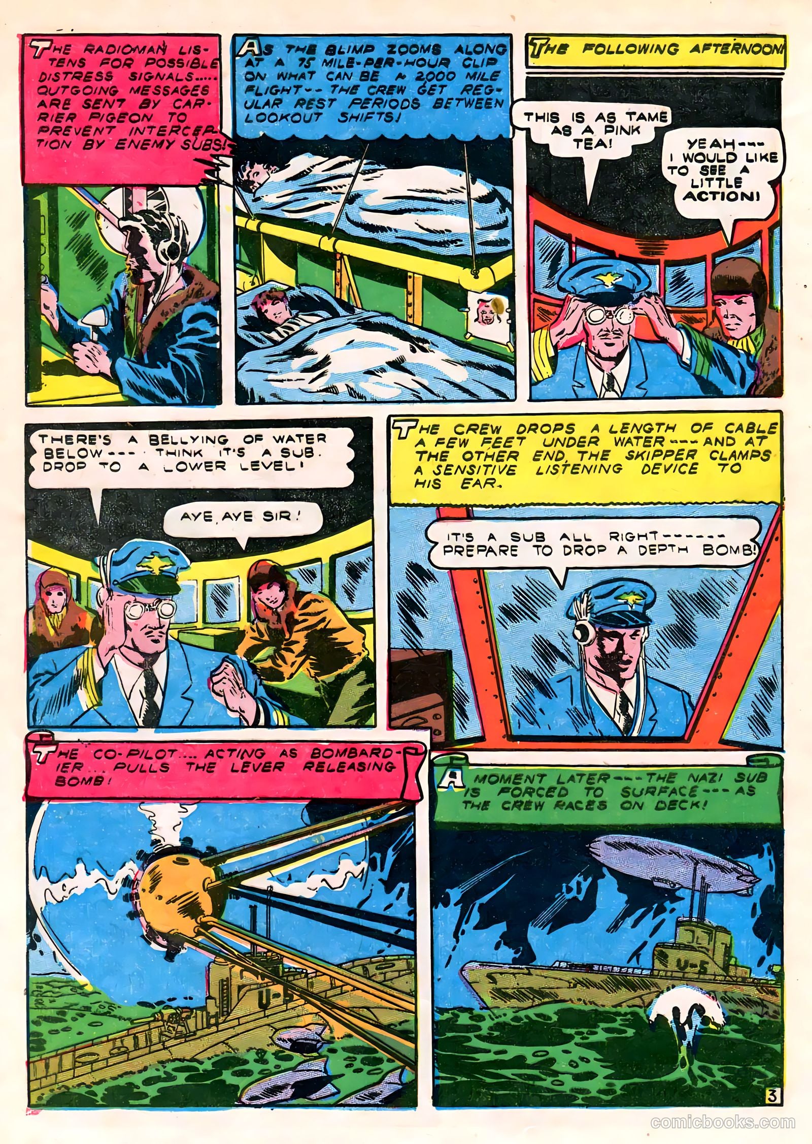 Captain Aero Comics #23 — page 36 of 52