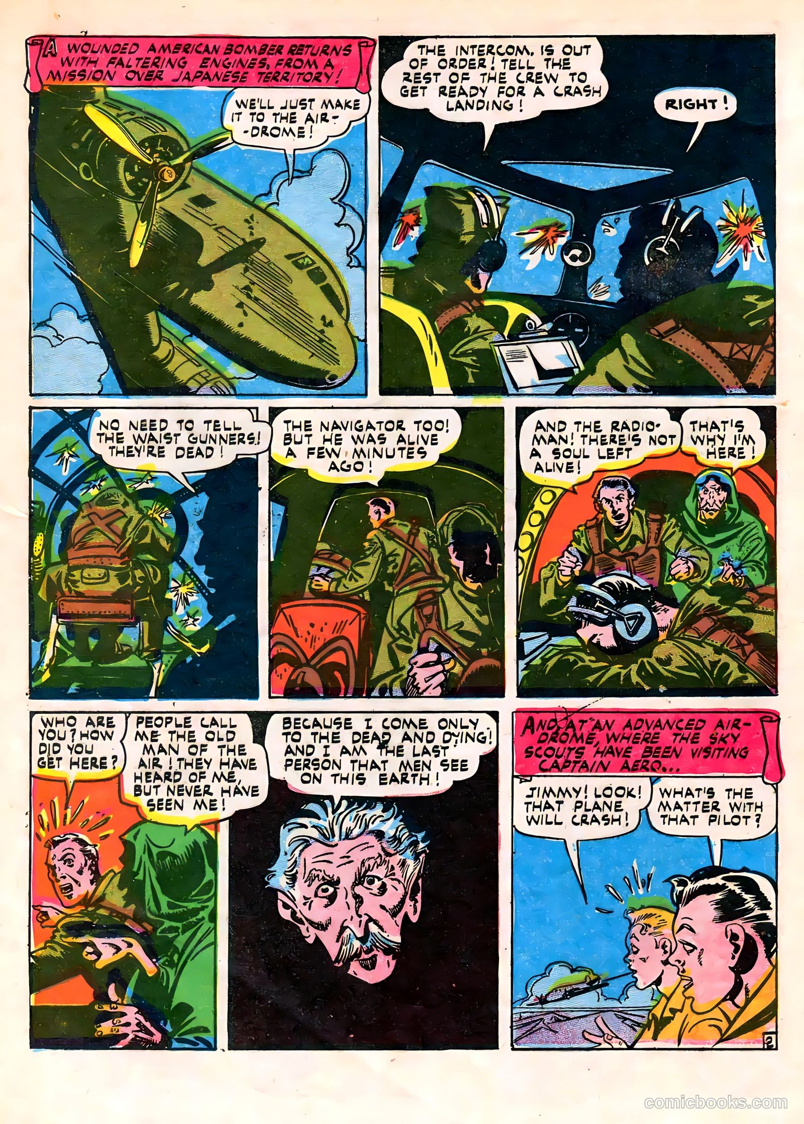 Captain Aero Comics #23 — page 46 of 52