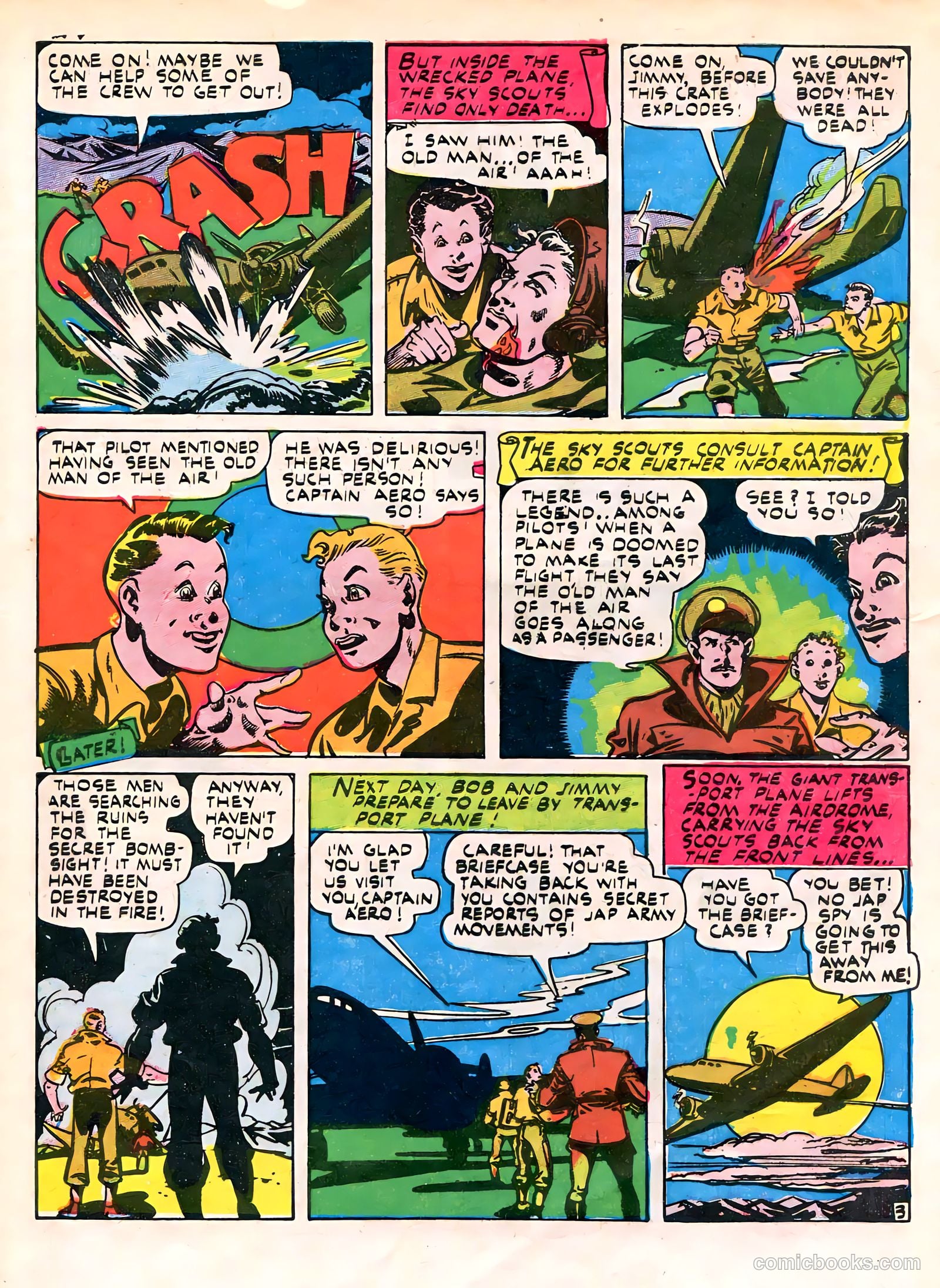 Captain Aero Comics #23 — page 47 of 52