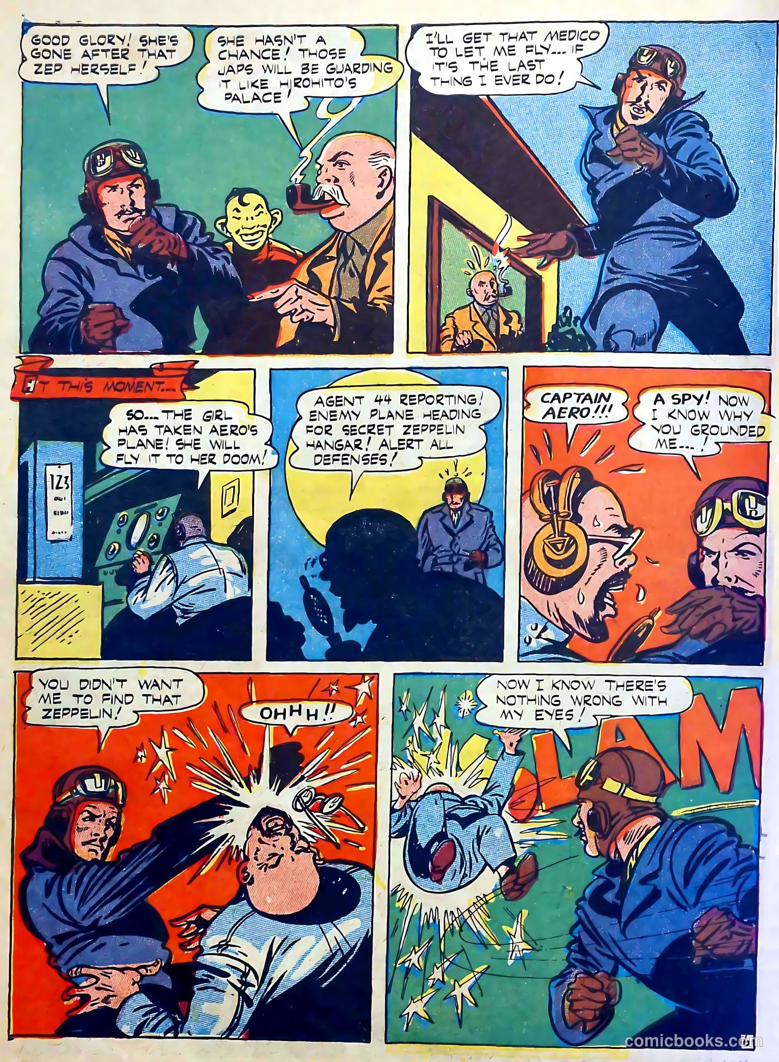 Captain Aero Comics #24 — page 8 of 52