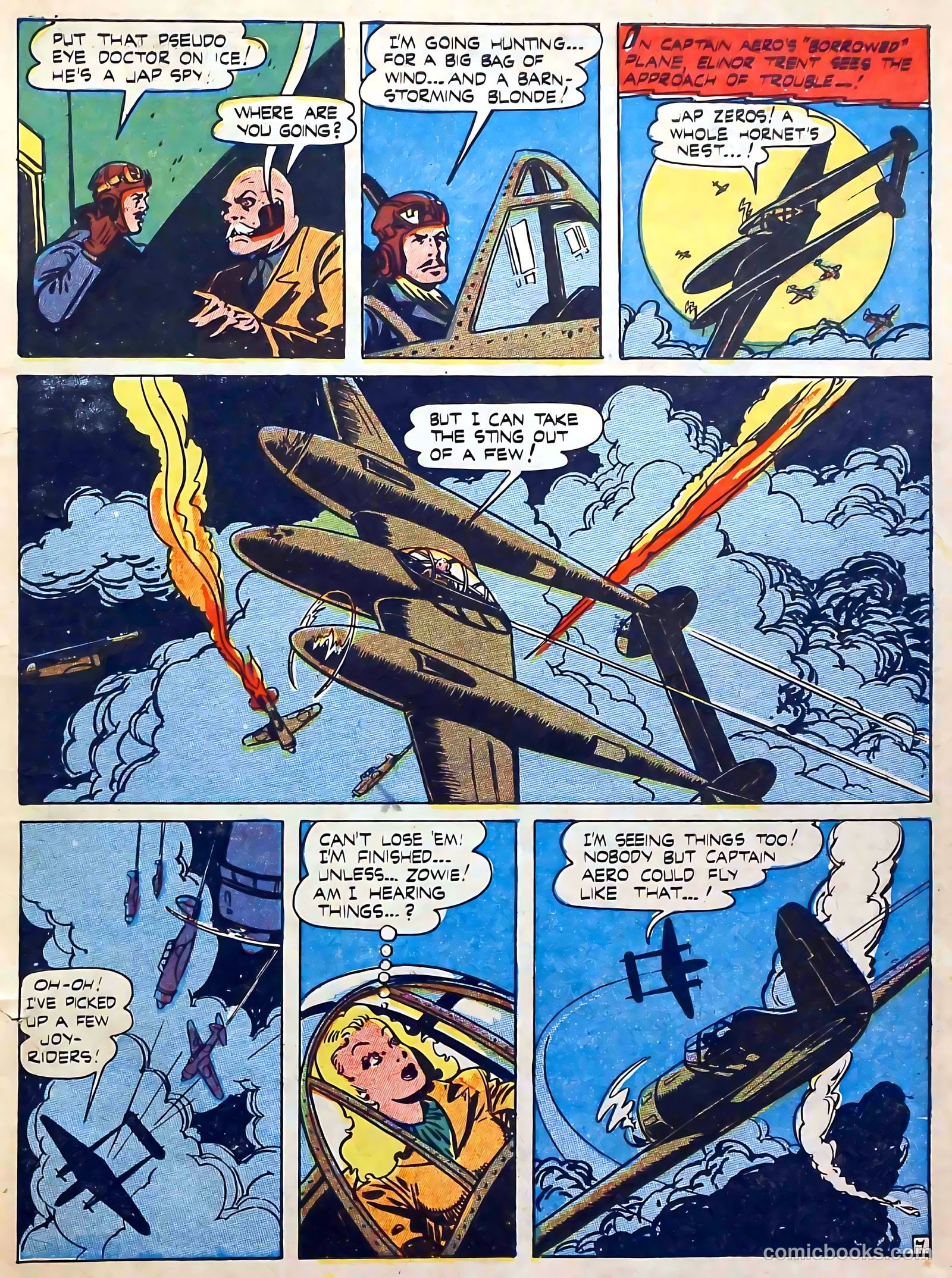 Captain Aero Comics #24 — page 9 of 52