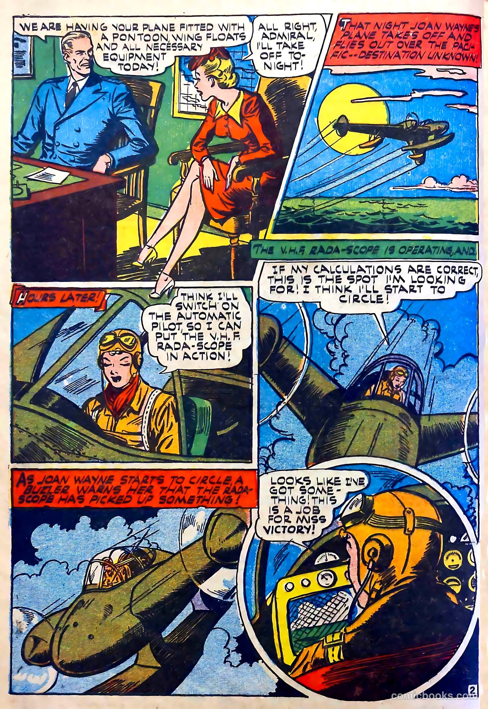 Captain Aero Comics #24 — page 12 of 52