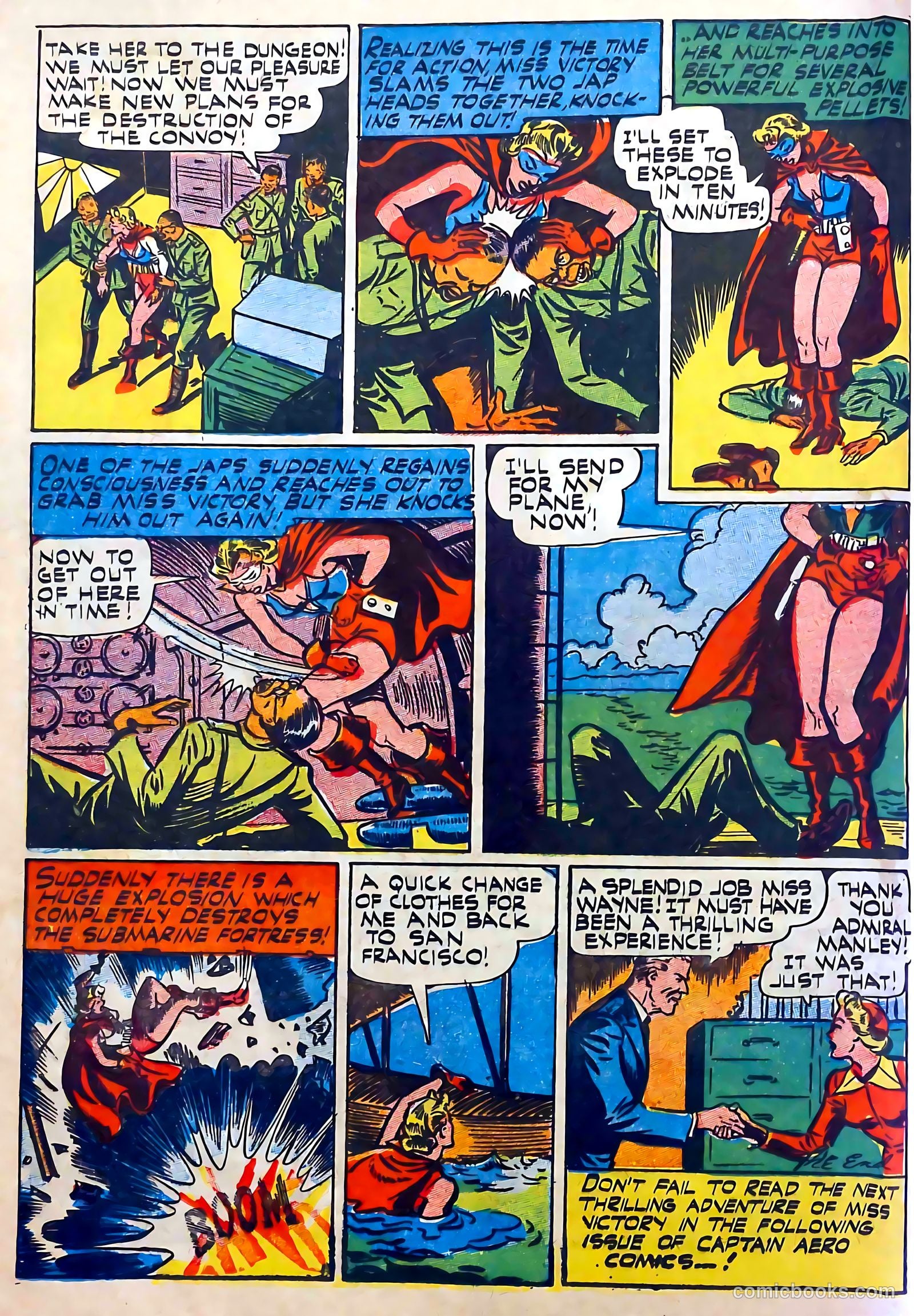 Captain Aero Comics #24 — page 16 of 52