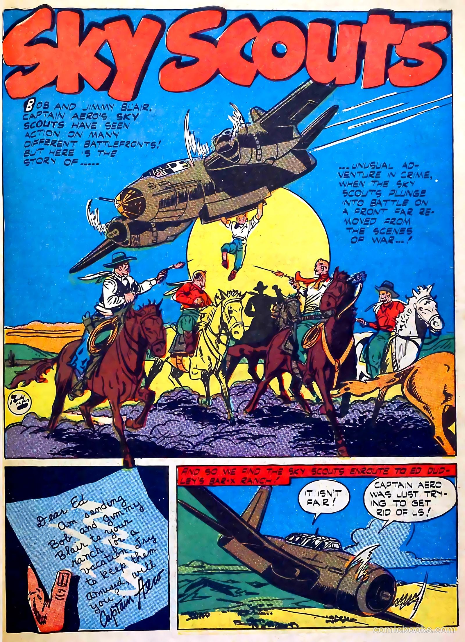 Captain Aero Comics #24 — page 45 of 52