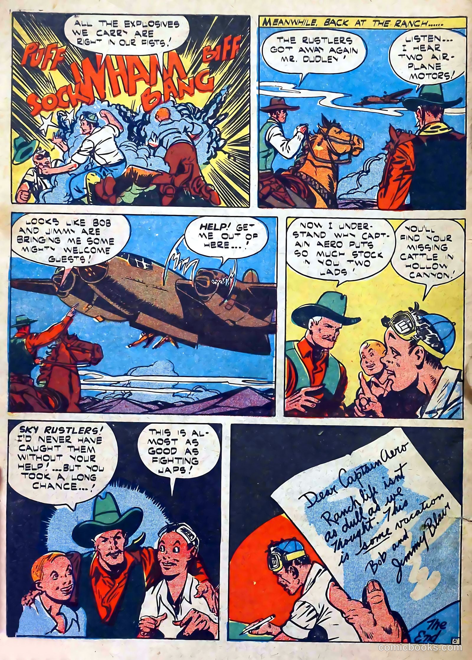 Captain Aero Comics #24 — page 50 of 52
