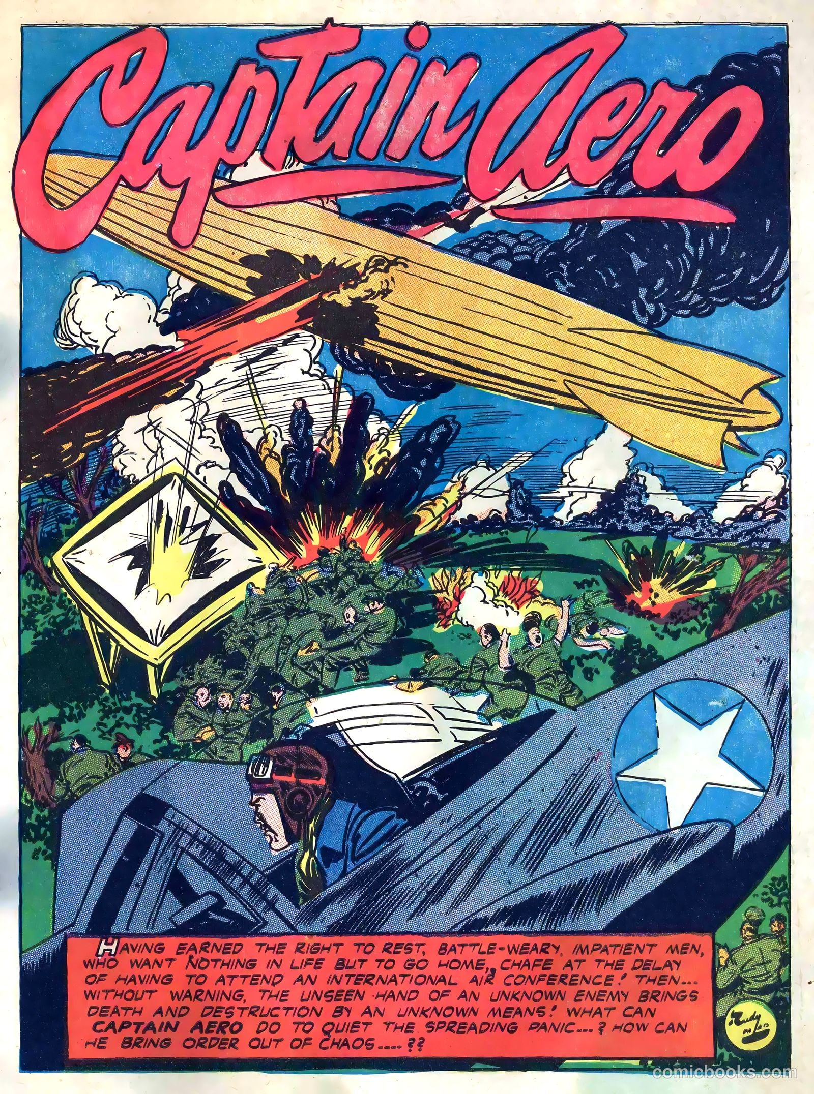 Captain Aero Comics #25 — page 3 of 52
