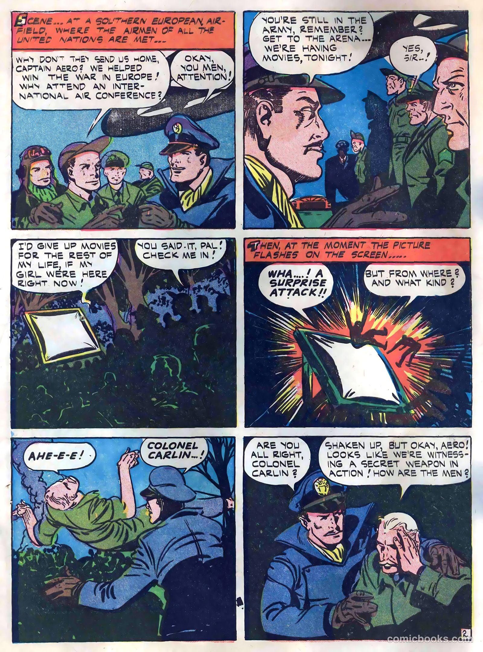 Captain Aero Comics #25 — page 4 of 52