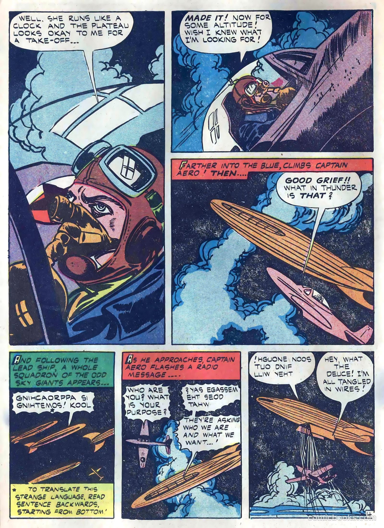 Captain Aero Comics #25 — page 6 of 52
