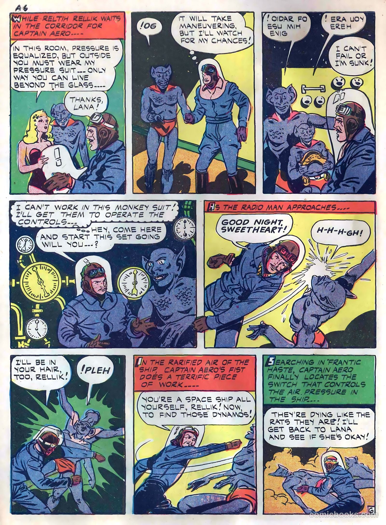 Captain Aero Comics #25 — page 8 of 52