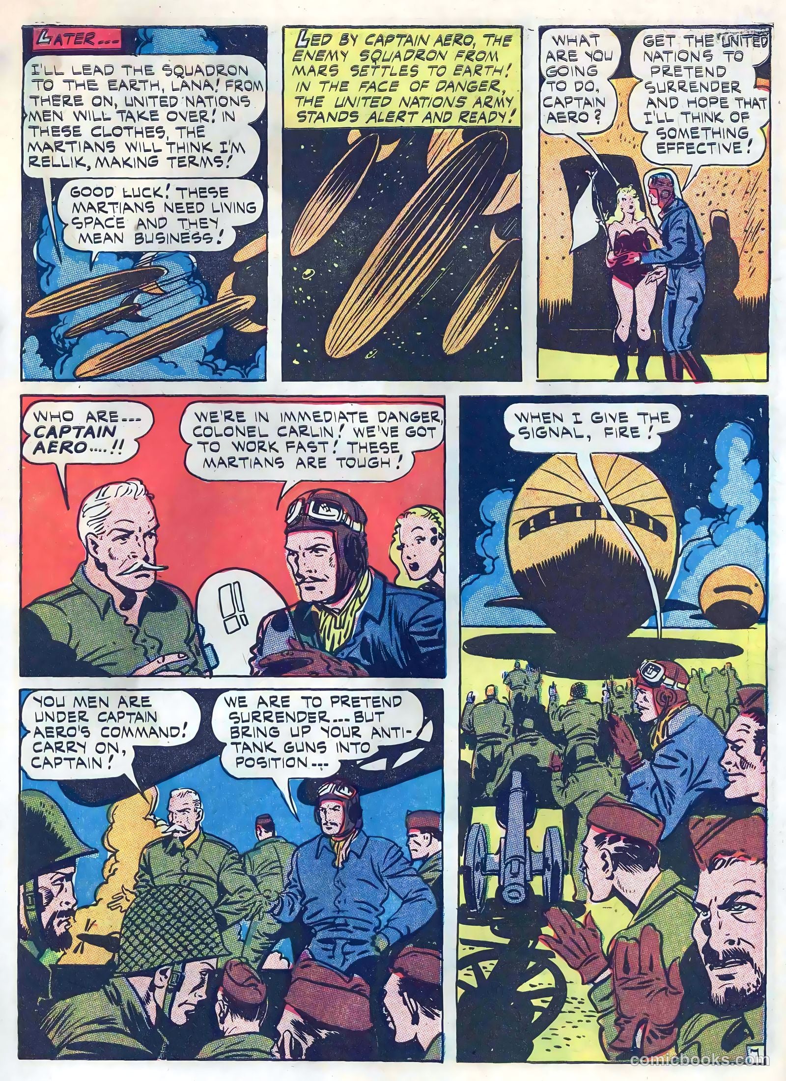 Captain Aero Comics #25 — page 9 of 52