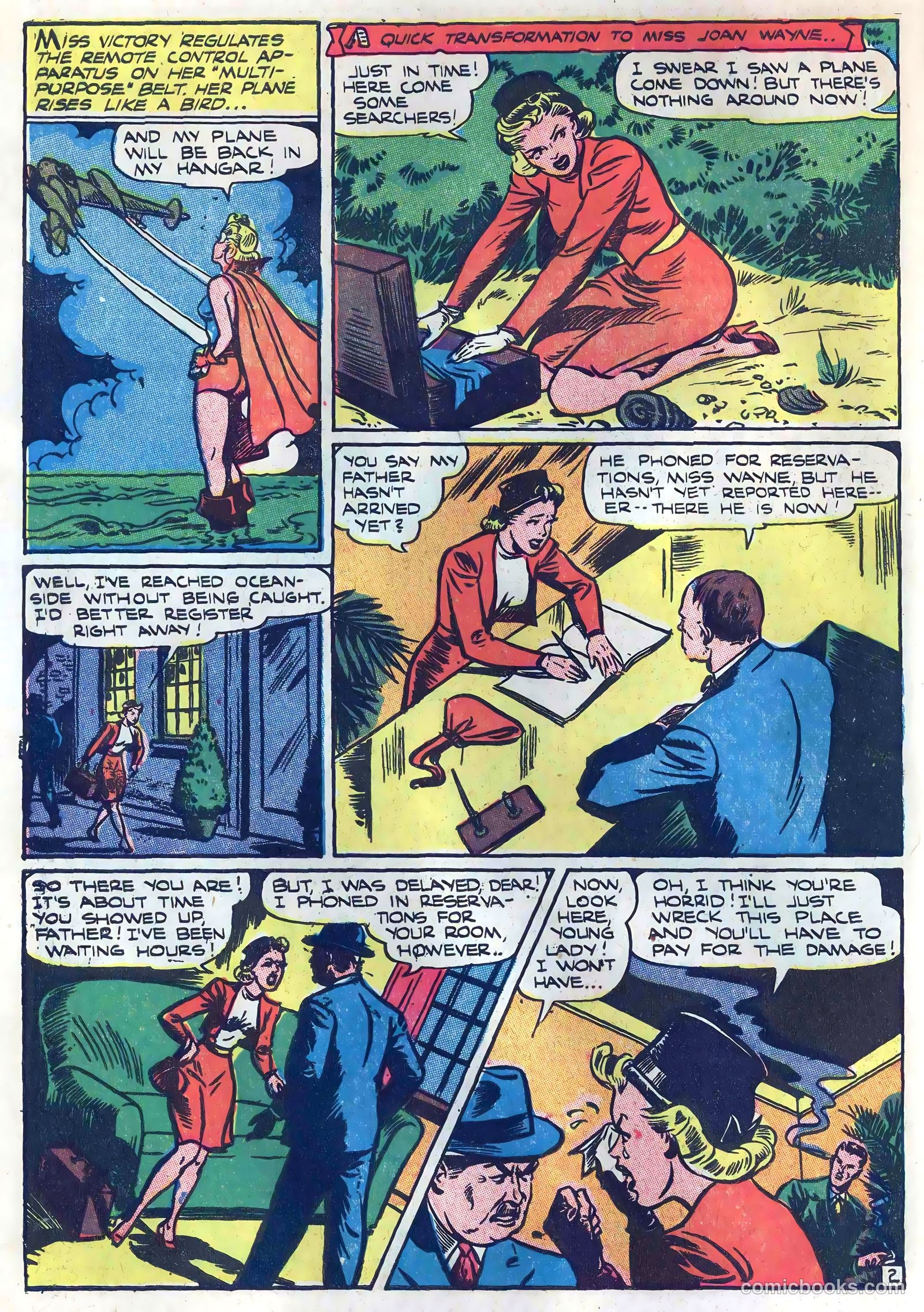 Captain Aero Comics #25 — page 12 of 52