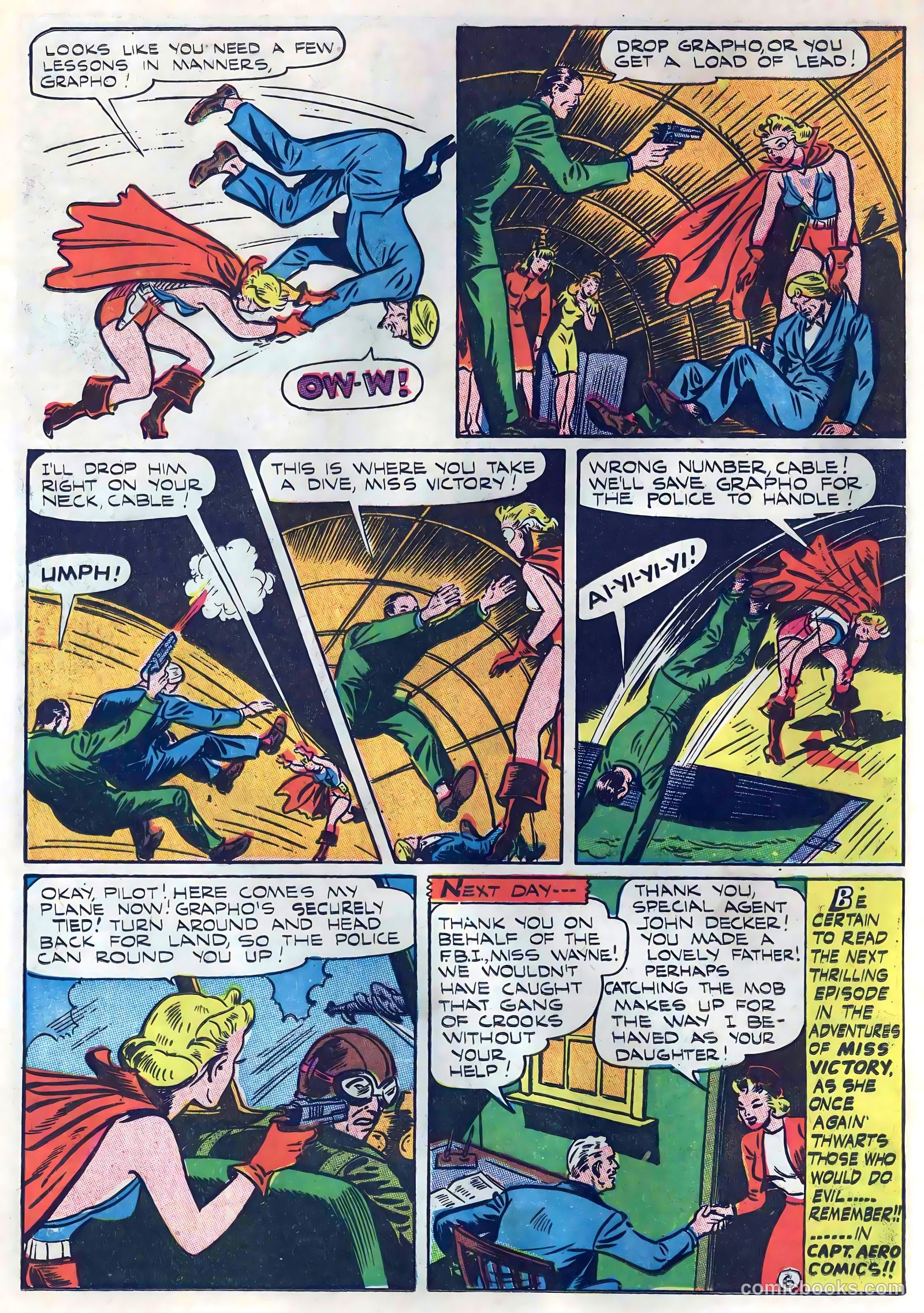 Captain Aero Comics #25 — page 16 of 52